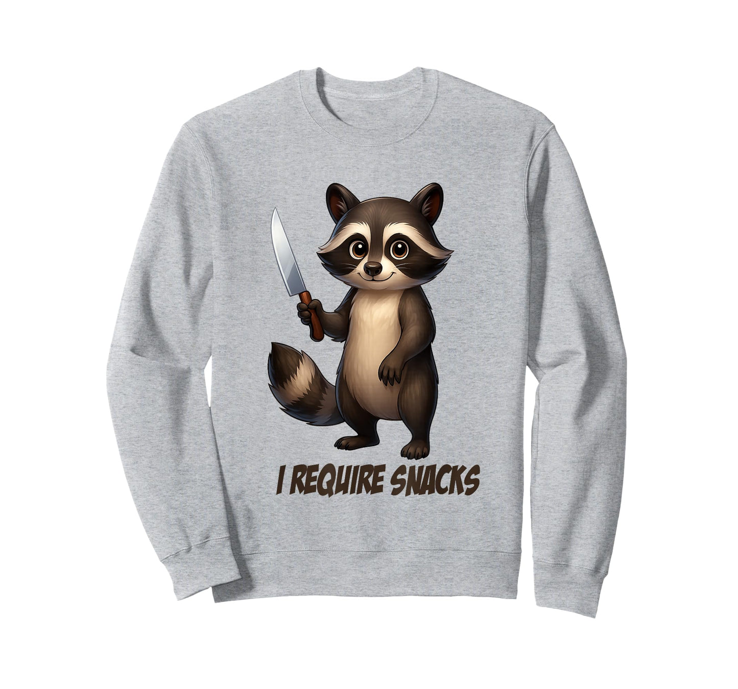 Funny Racoon I Require Snacks T-Shirt
