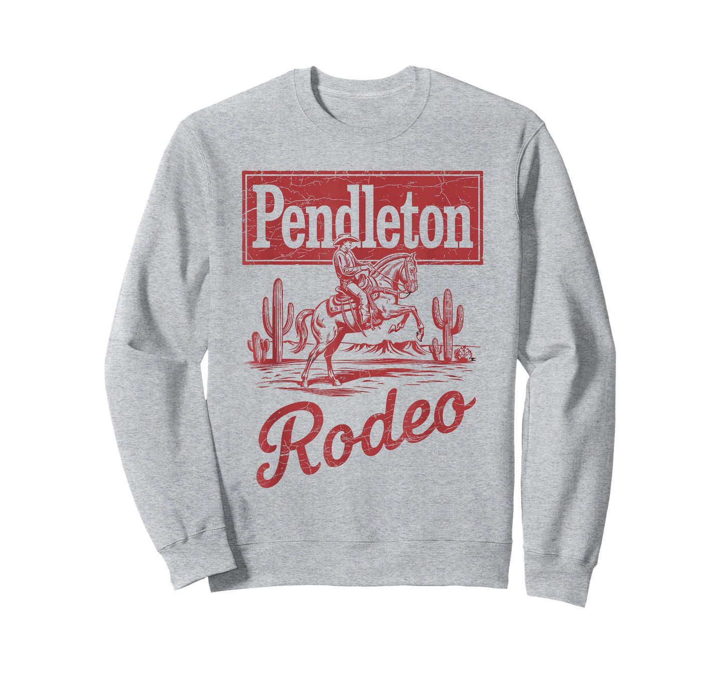 Pendleton Rodeo, Vintage Cowboy Western Horse Bronc Riding T-Shirt