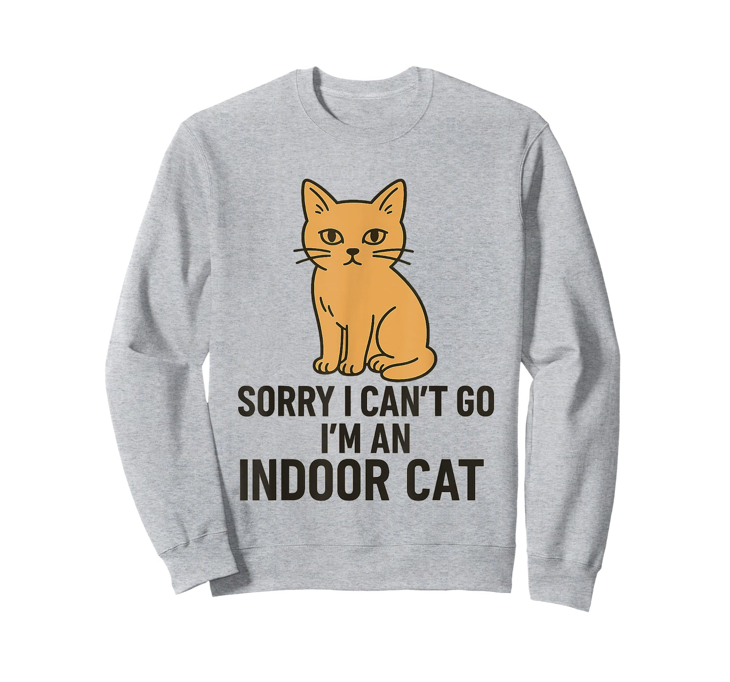 Sorry I Can’t Go I’m an Indoor Cat Funny Indoor Kitten T-Shirt