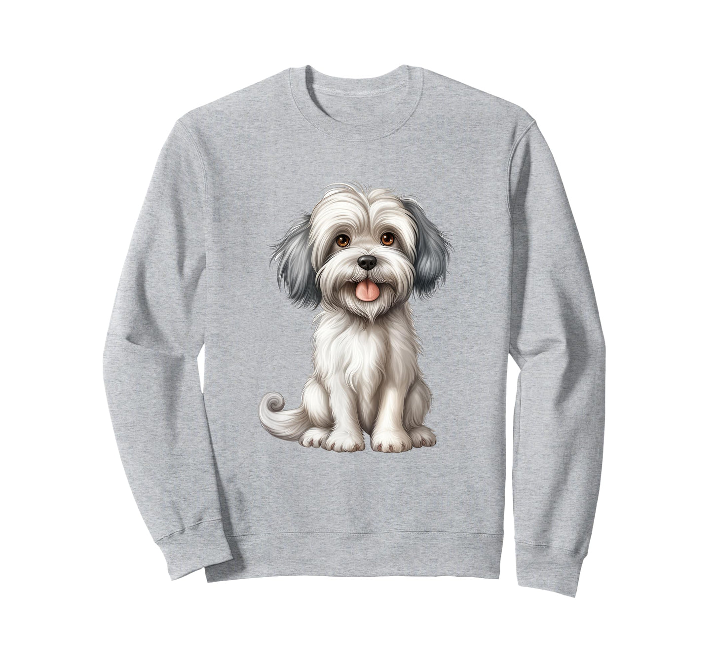 Unique Artwork Featuring Shih Tzu Design T-Shirt