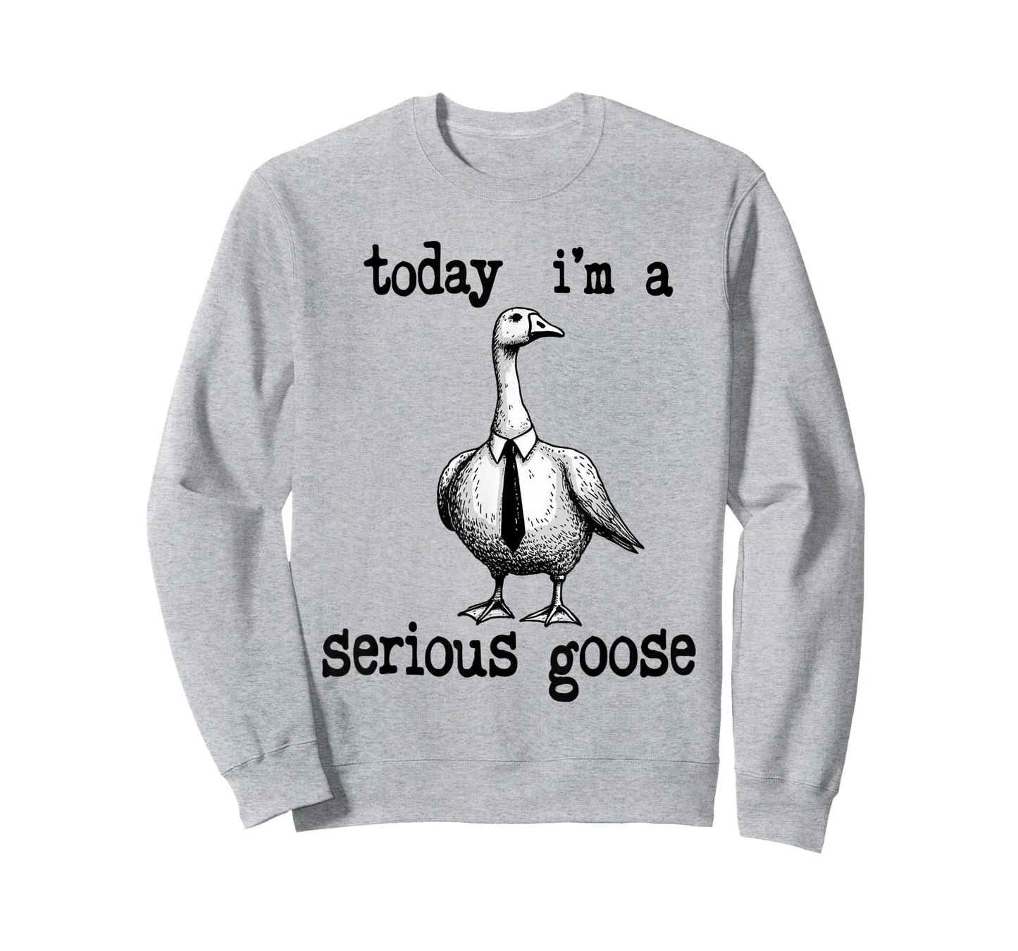 Funny Today I'm a Serious Goose Lovers Goose Meme Geese Cute T-Shirt