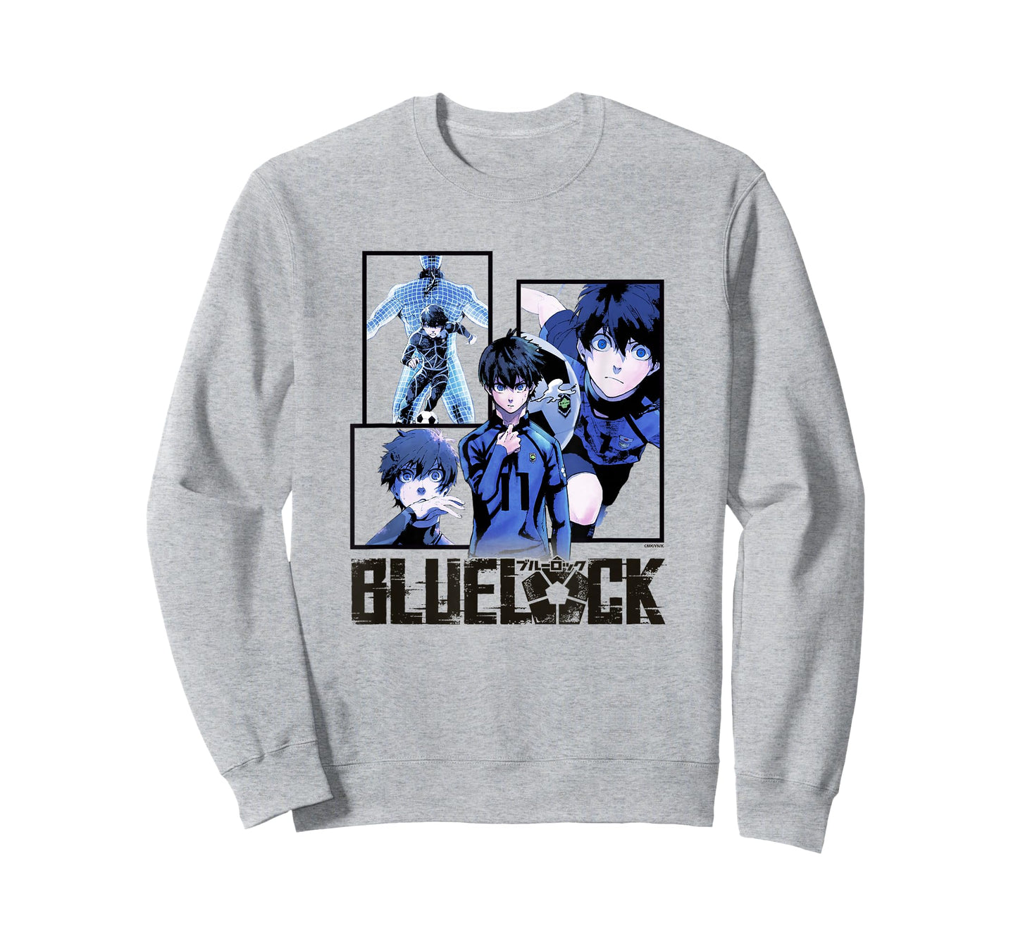Blue Lock Yoichi Isagi The Mind On The Game Big Split Logo T-Shirt