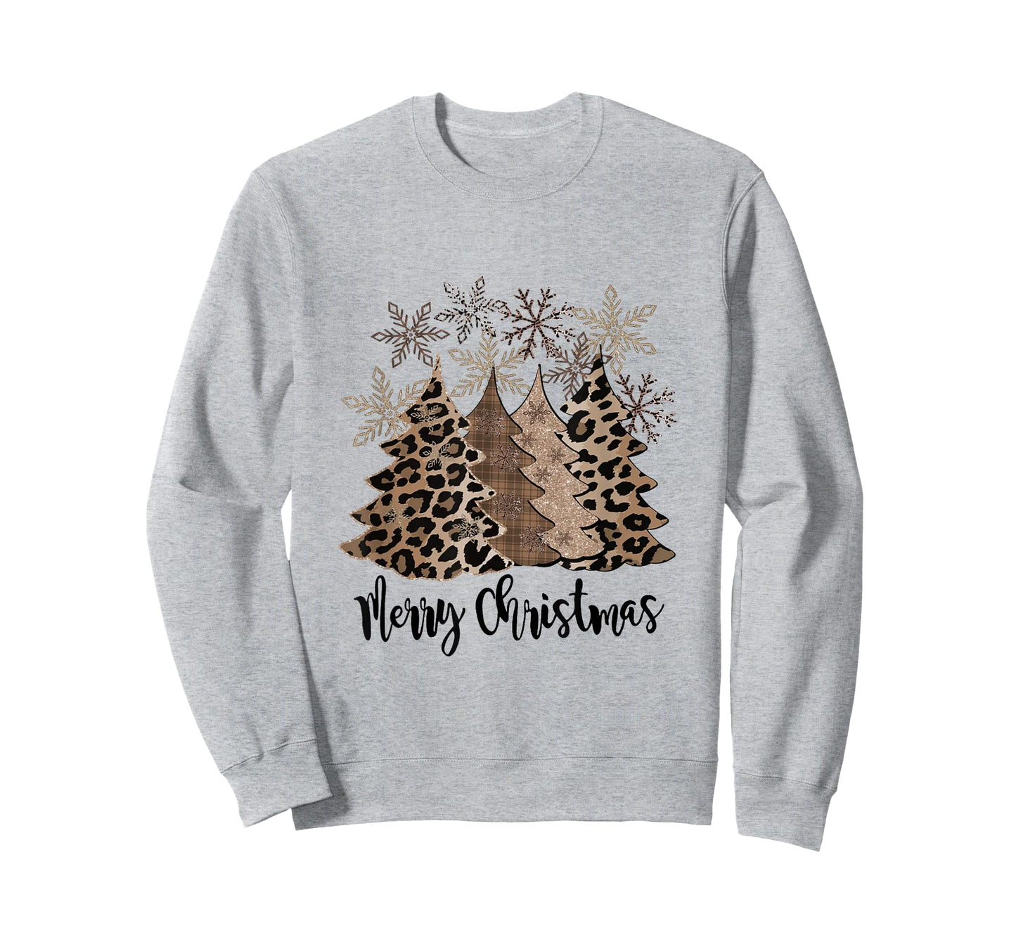 Merry Christmas Tree Buffalo Plaid Red White Green Christmas T-Shirt