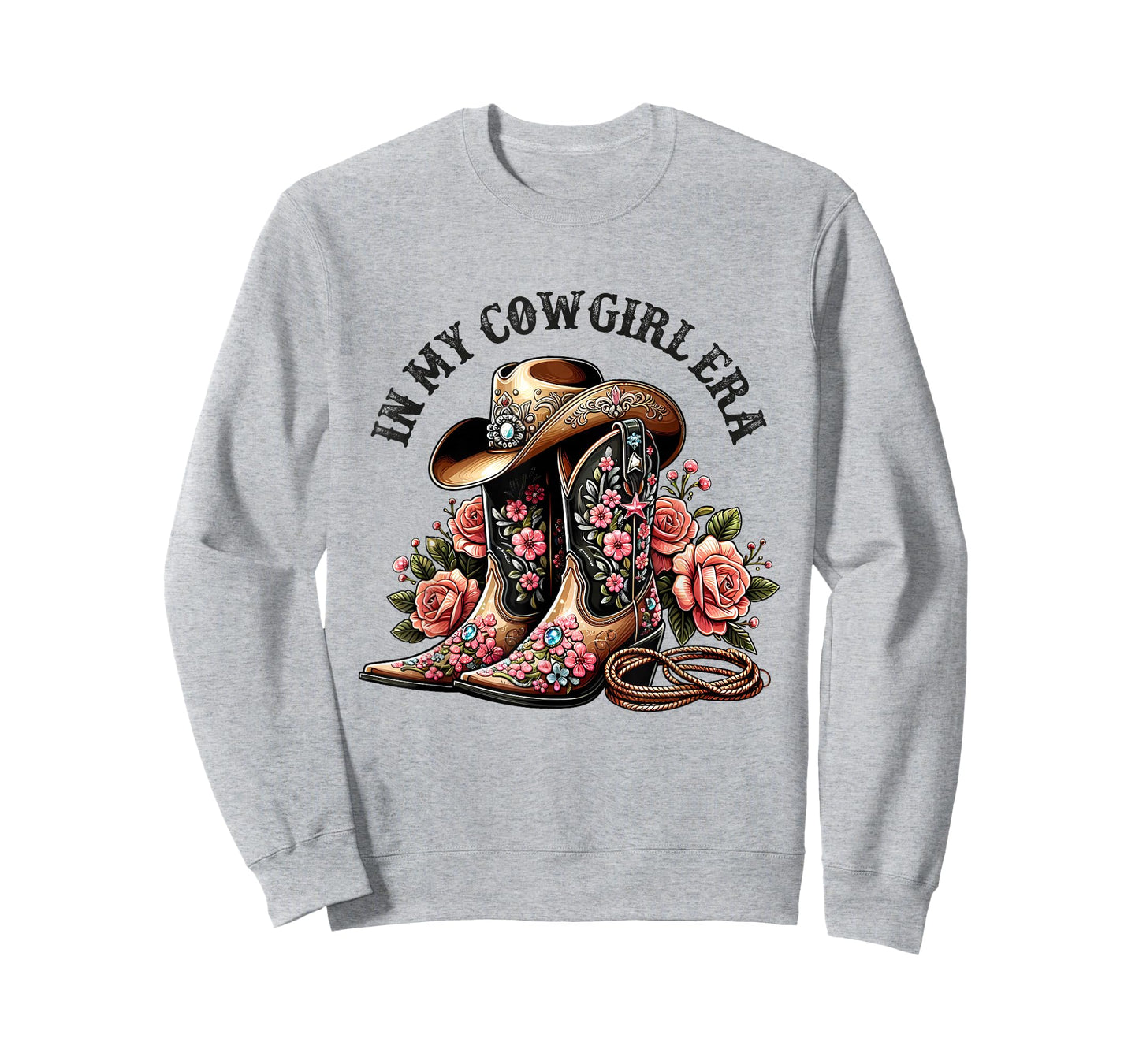 In My Cowgirl Era Cowboy Hat Woman Rodeo Kids Country Girls T-Shirt