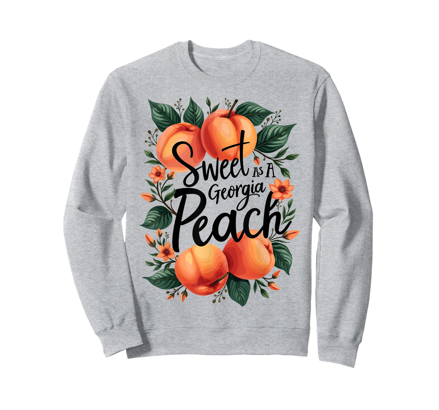 Sweet As A Georgia Peach Cute Funny Southern Georgia Girl T-Shirt
