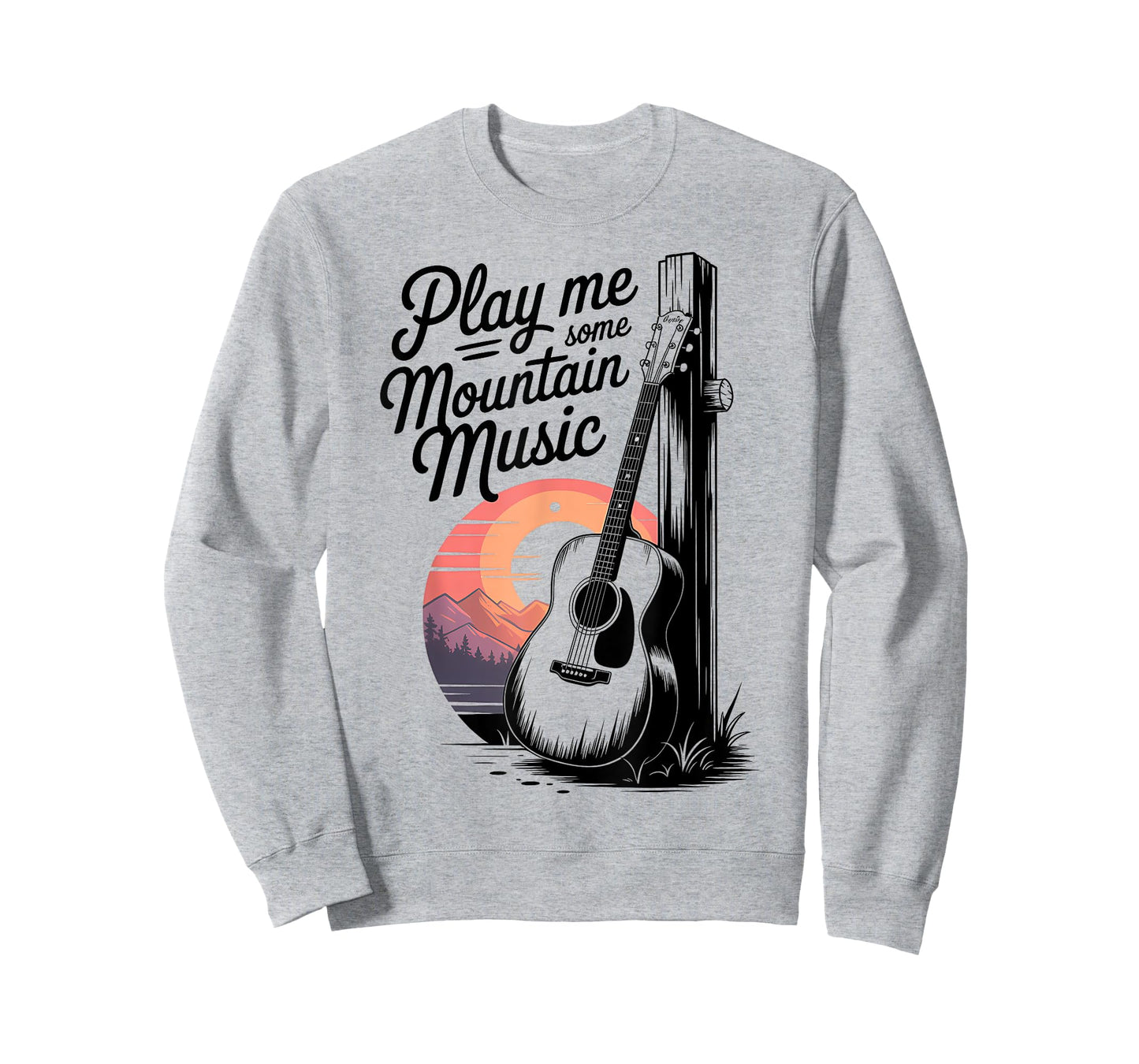Play Me Some Mountain Music Retro Country Western T-Shirt