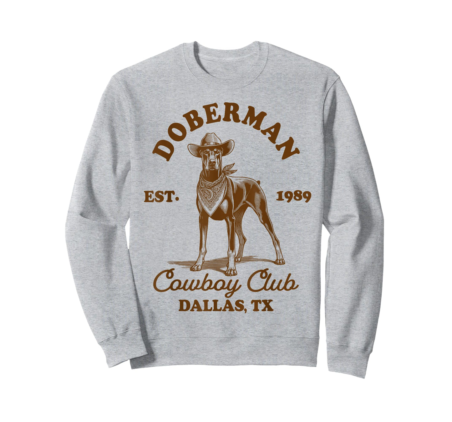 Doberman Lover Doberman Mom Western Doberman Cowboys Club T-Shirt