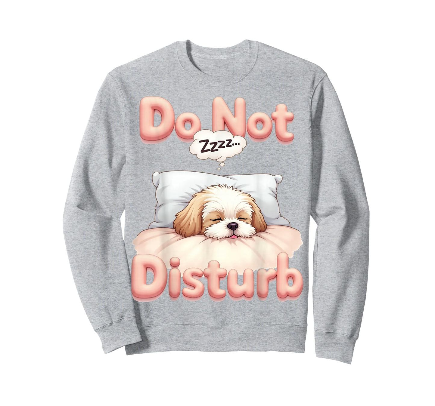 Do Not Disturb Shih Tzu Dog Funny Pajamas T-Shirt