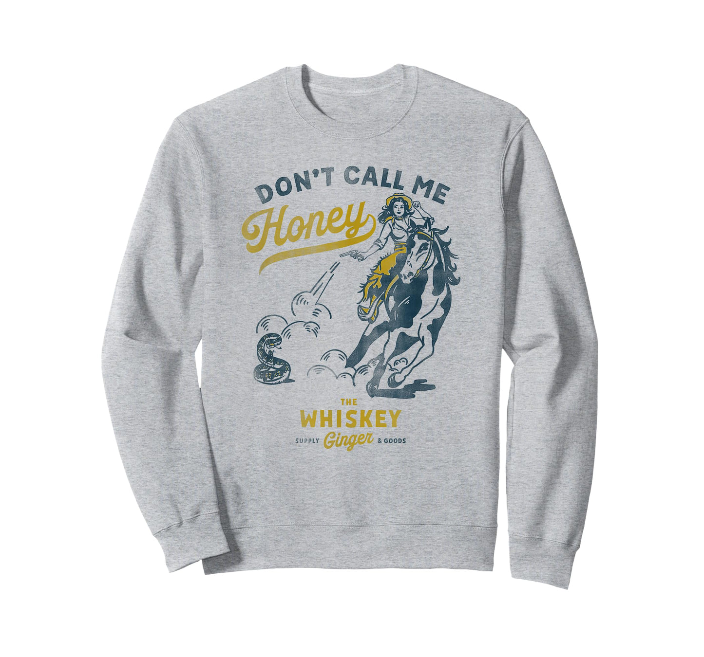 Don't Call Me Honey: Western Pinup Cowgirl On Horseback T-Shirt