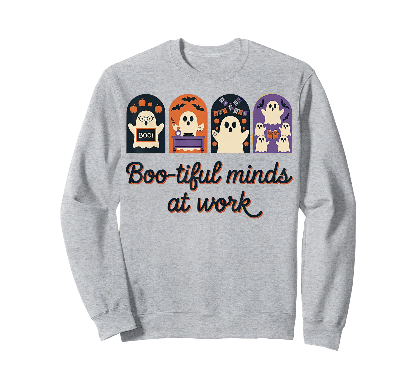 Cute Halloween Teacher Aide Boo-Tiful Minds at Work T-Shirt