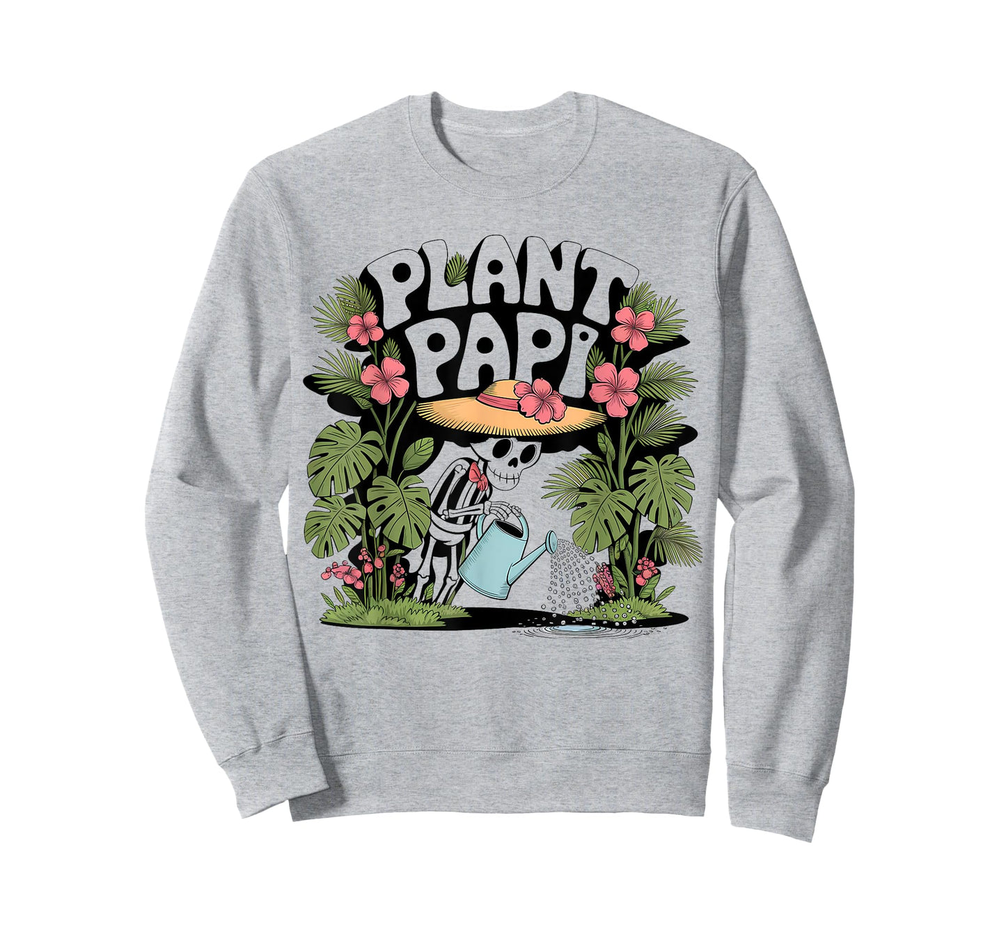 Plant Papi Daddy Gardener Happy Halloween Funny Men & Women T-Shirt