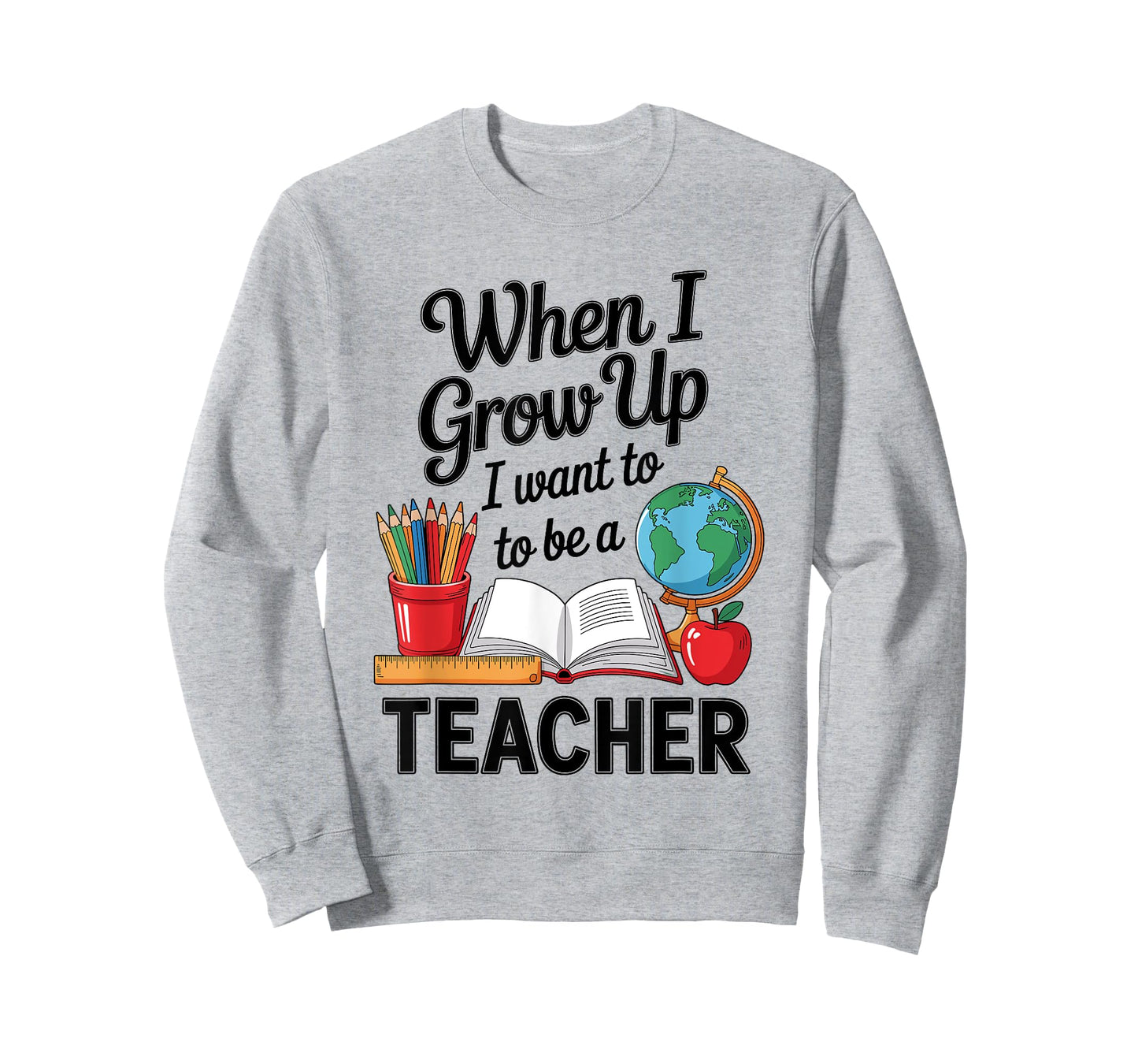 When I Grow Up I Want To Be Teacher Kids T-Shirt