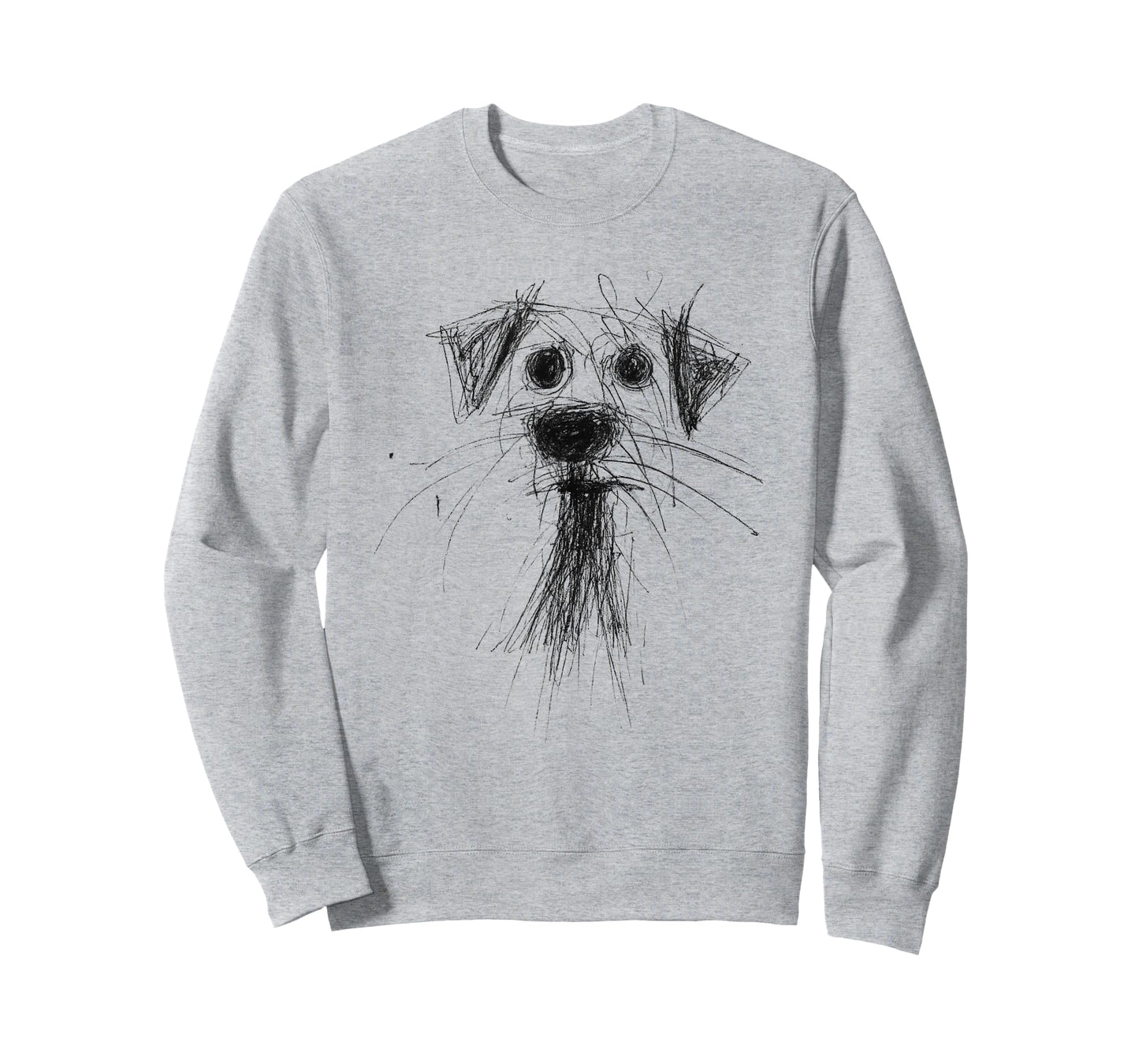 Dog Lover Abstract Scribble Art Cute Puppy Puppy T-Shirt