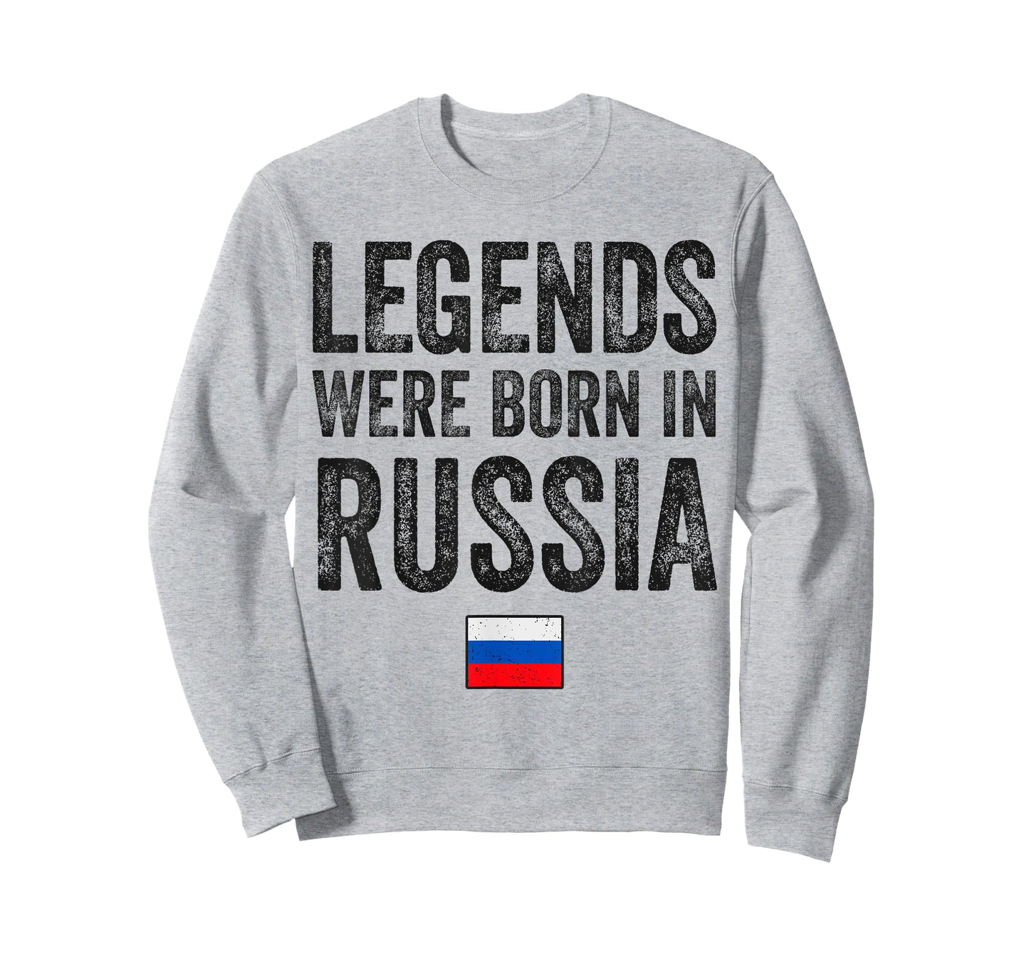 Legends Were Born In Russia Russian Flag Pride Roots T-Shirt