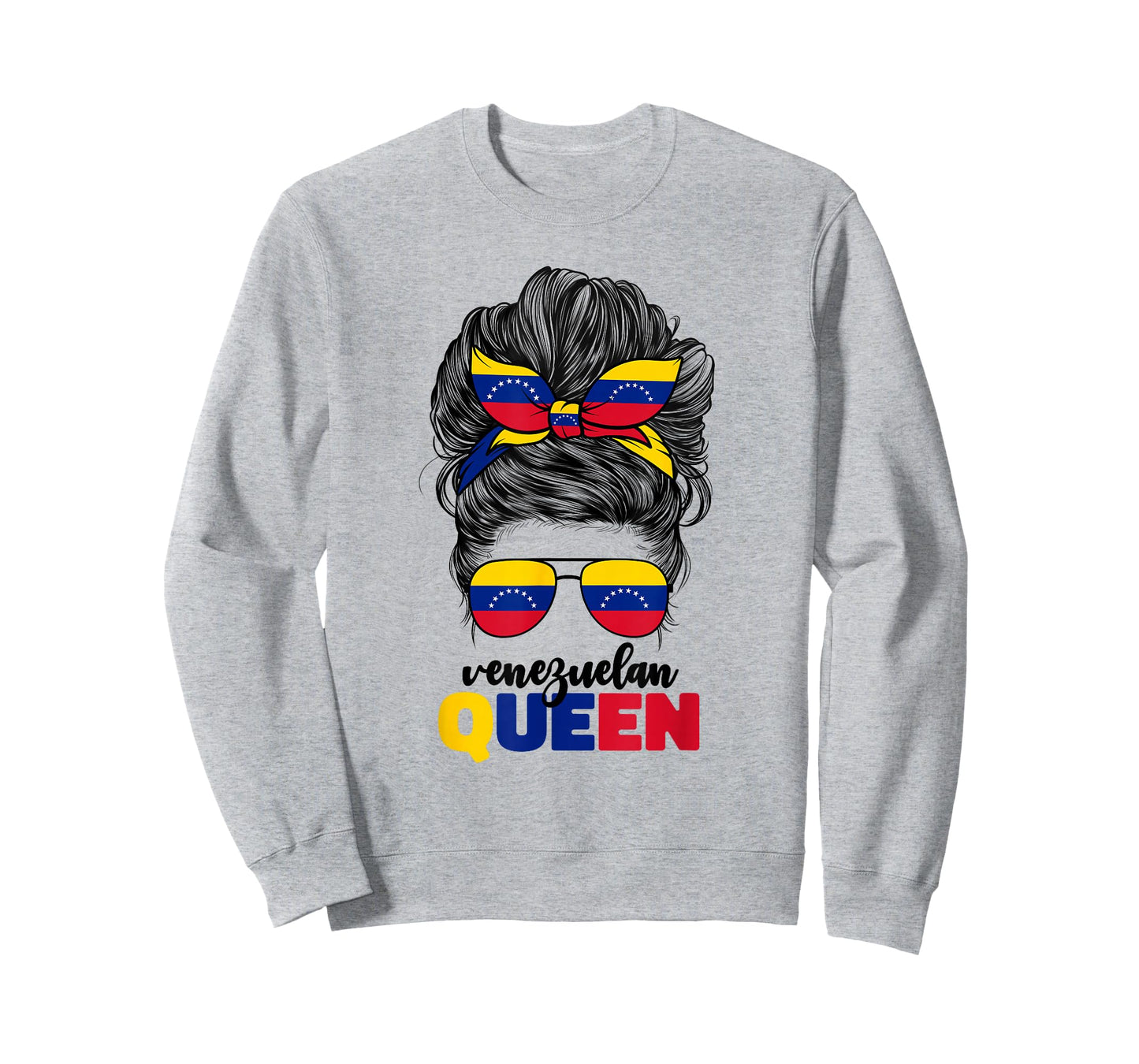 Venezuelan Queen For Women Girls Venezuela Flag Venezolana T-Shirt