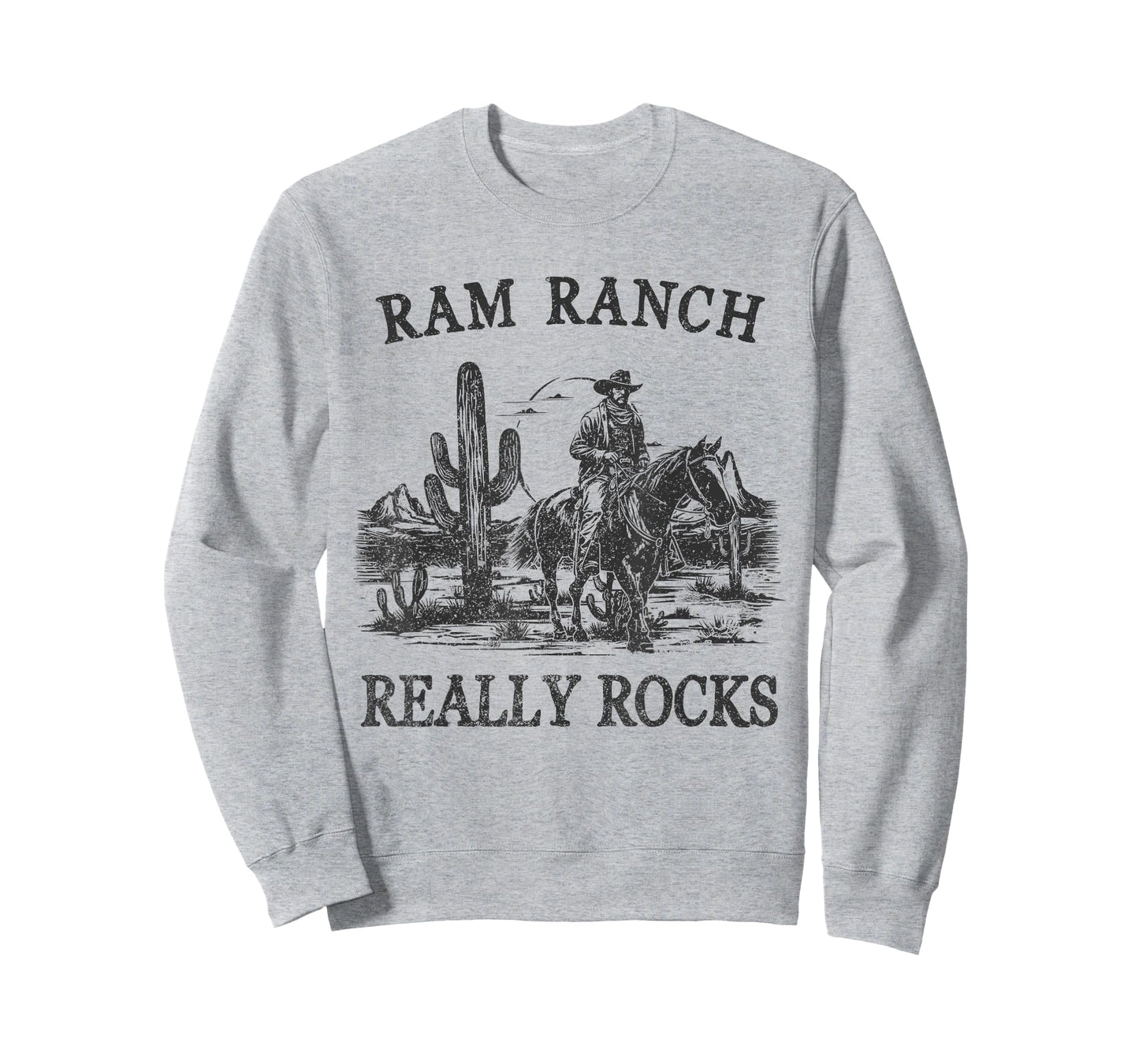 Ram Ranch Really Rocks Western Life Rodeo Country Cowgirls T-Shirt