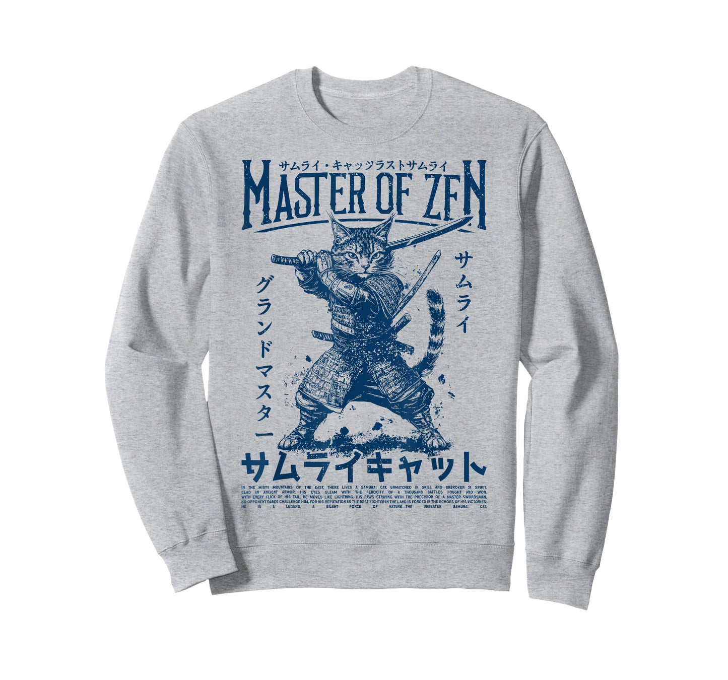 Samurai Cat Warrior Ukiyo Otaku Streetwear Cat Samurai T-Shirt
