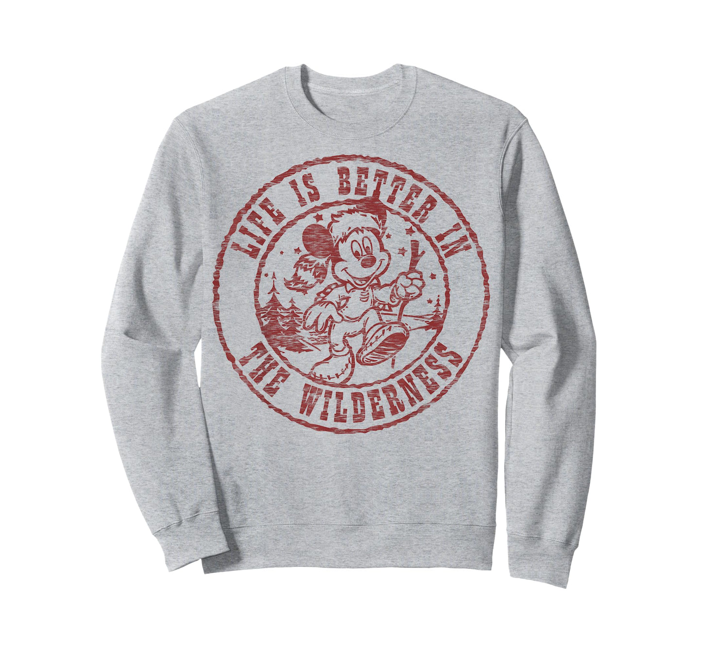 Disney Mickey and Friends Life is Better in The Wilderness T-Shirt Small