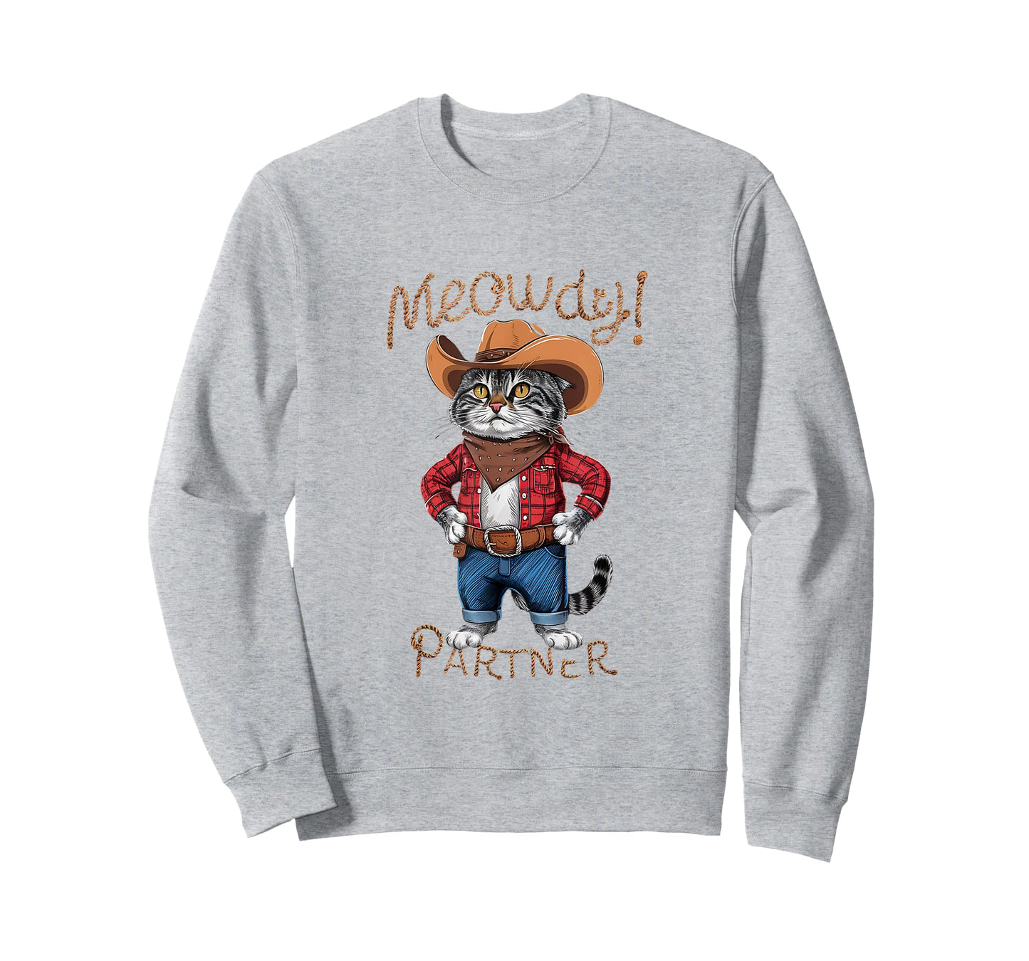 Meowdy Partner Cowboy Cat T-Shirt