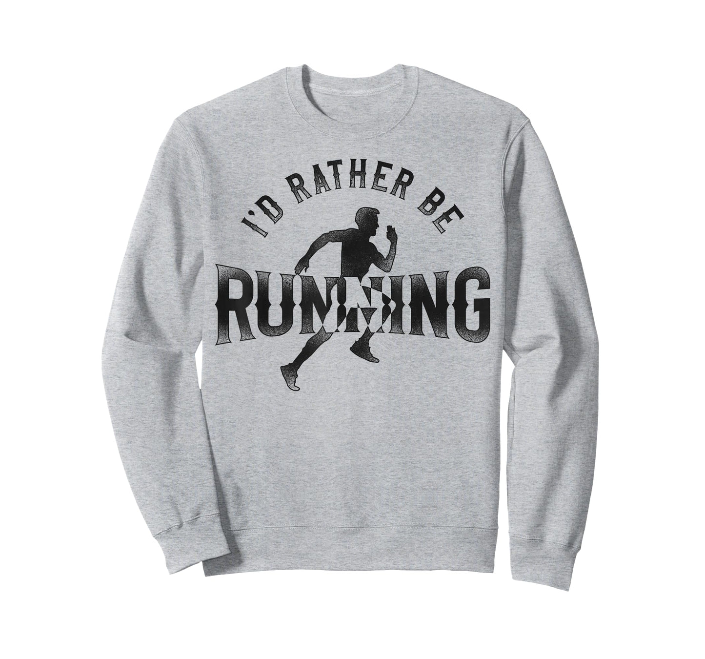 Running Runner Half Marathon Vintage I'd Rather Be Running T-Shirt