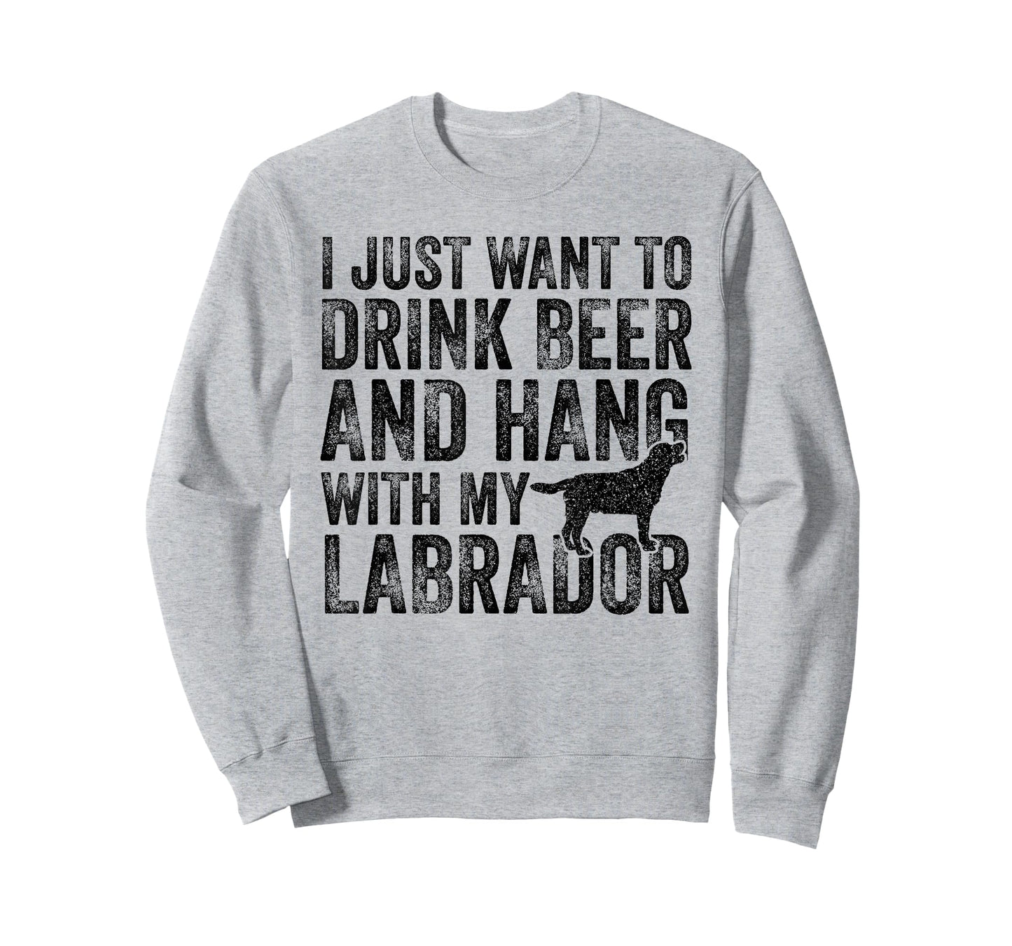 I Just Want To Drink Beer And Hang With My Labrador Dog Dad Men Women T-Shirt