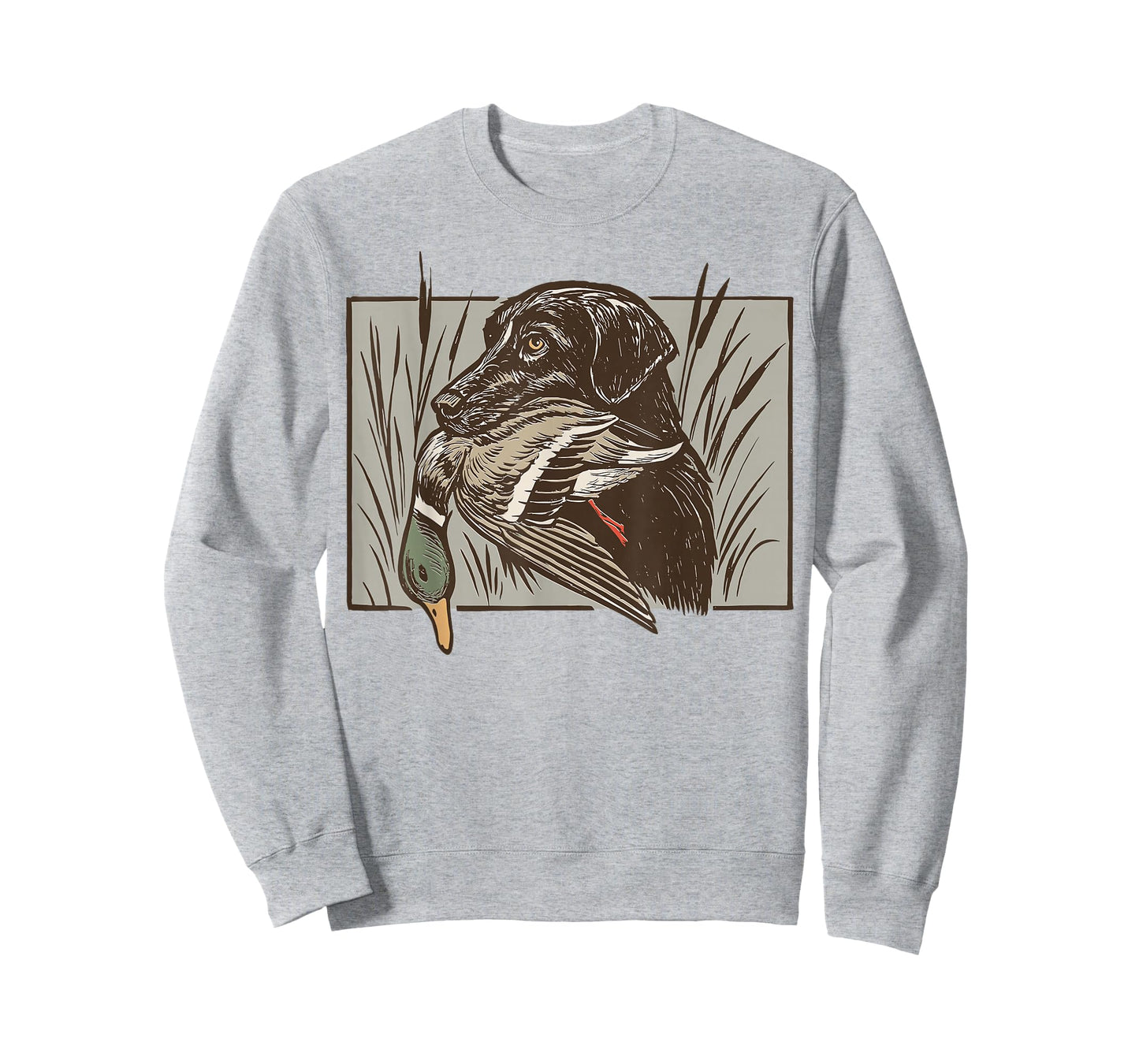 Retro Black Lab Hunting Dog Duck Hunter Southern Men Boys T-Shirt
