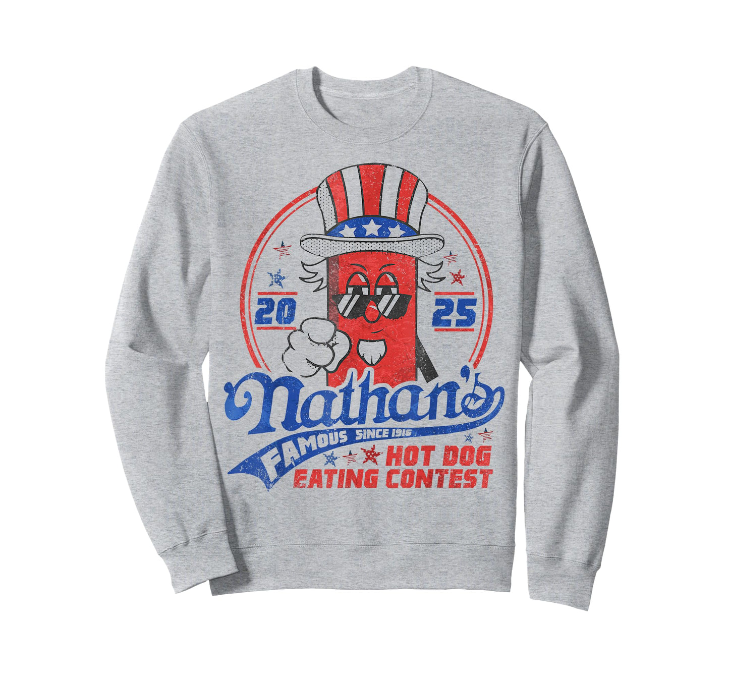 Nathan’s Famous Hot Dog Eating Contest 2025 Funny T-Shirt