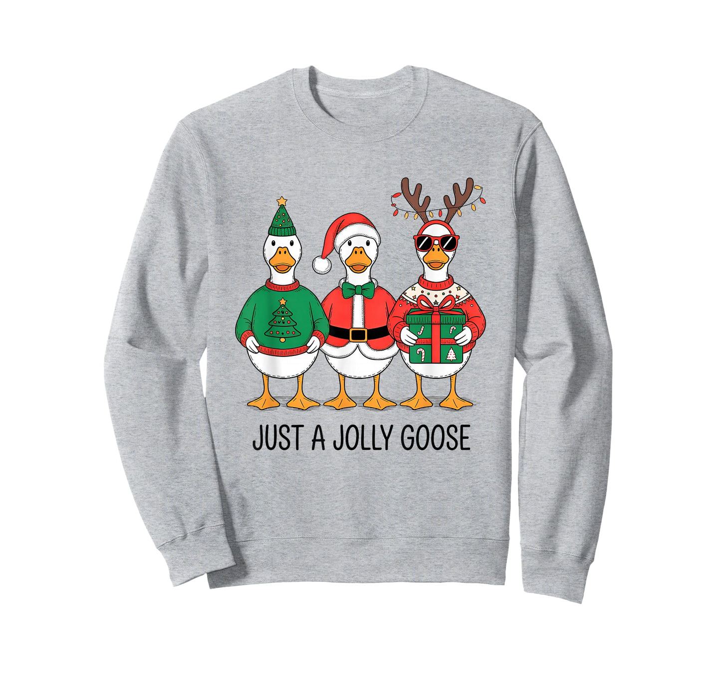Just A Jolly Goose Christmas Holiday T-Shirt