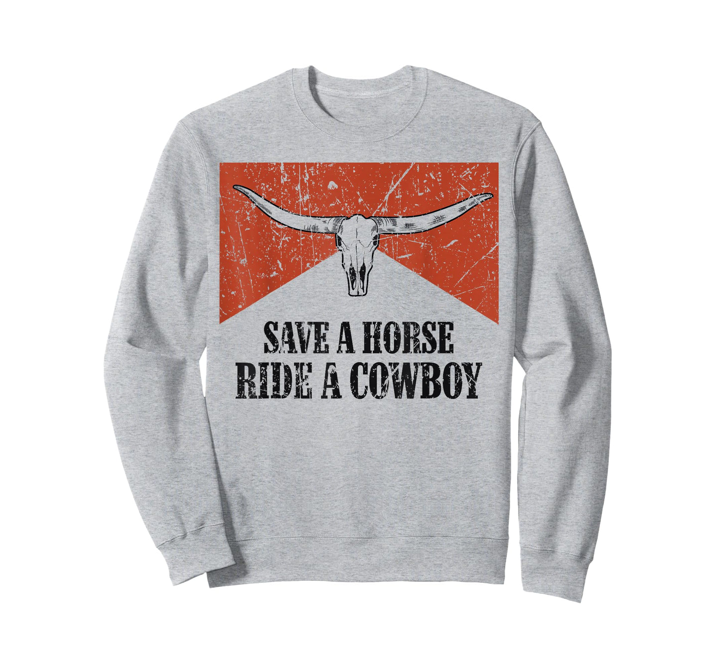 Bull Skull Save A Horse Ride A Cowboy Western Country T-Shirt