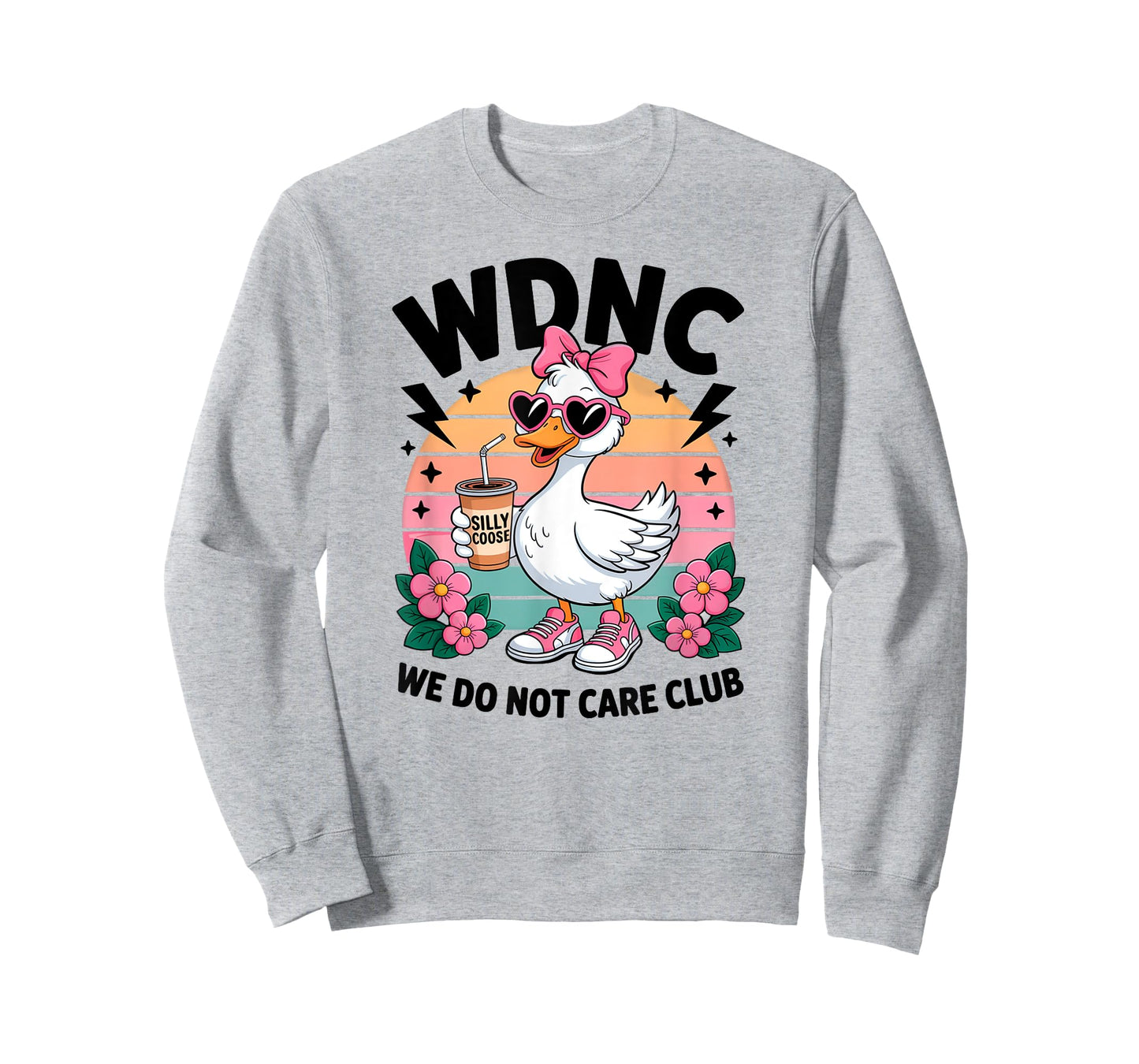 WDNC We Do Not Care Club Retro Gifts Women Menopause T-Shirt