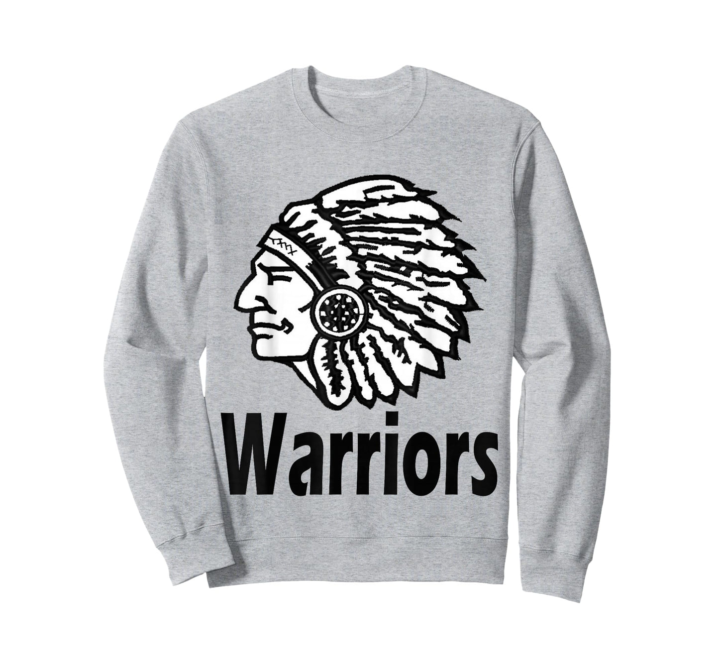 School Spirit Indian Head Warriors T-Shirt T-Shirt