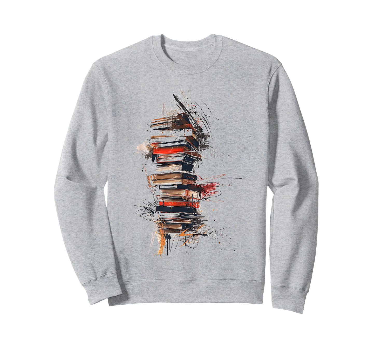 Books Abstract Graphic Drawing Art Painting Books T-Shirt