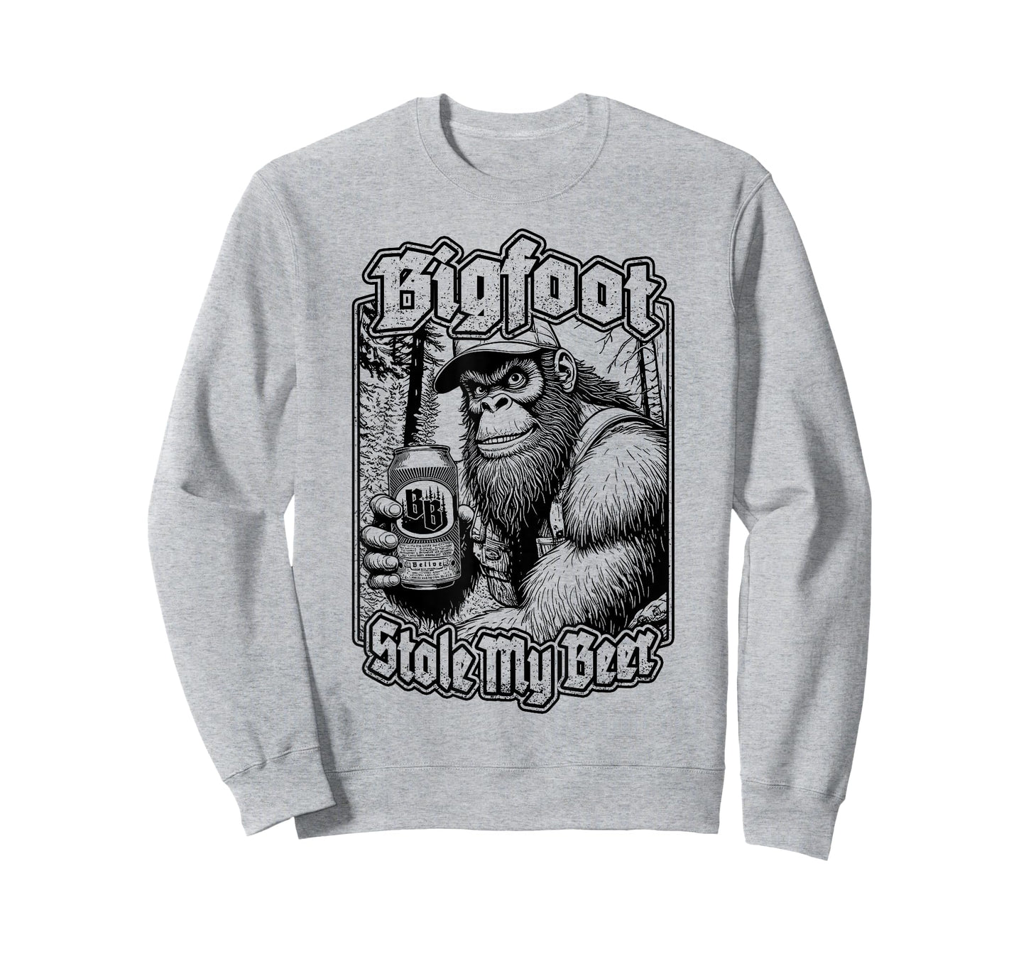 Bigfoot Stole My Beer Lover Funny Sasquatch Redneck Beers T-Shirt