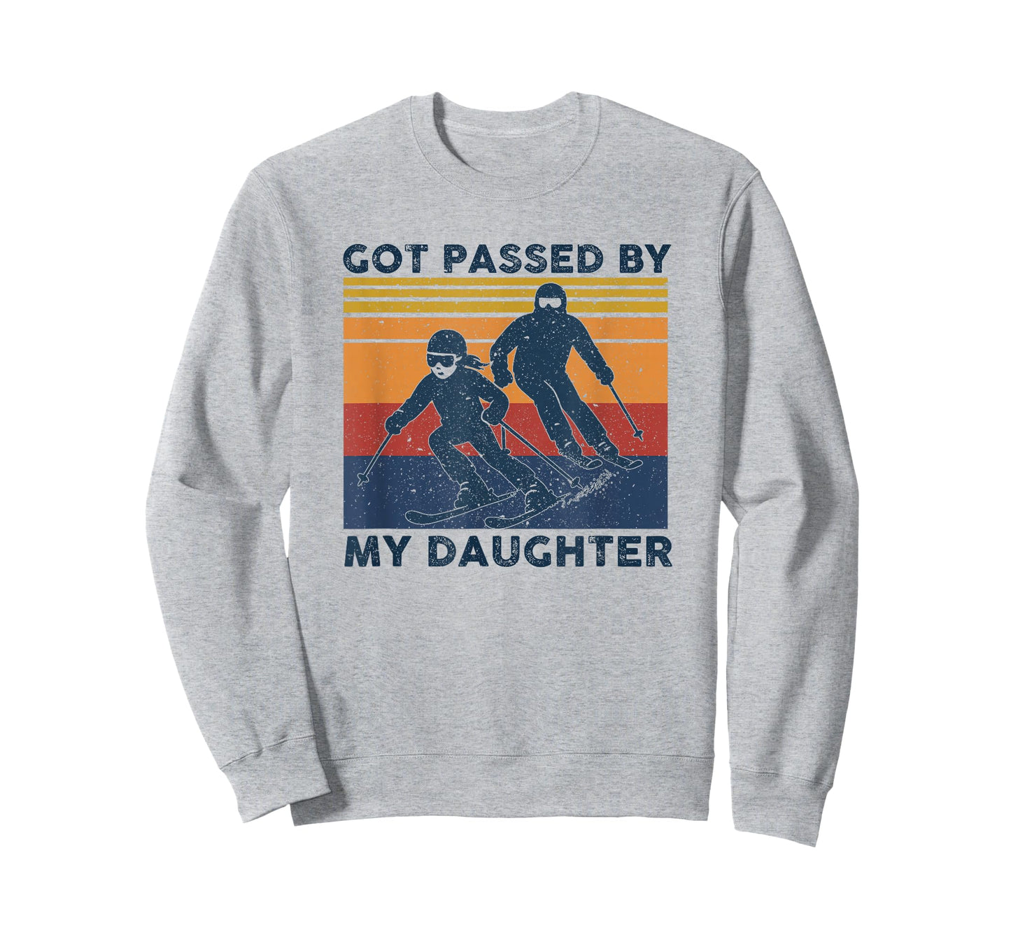 Got Passed by My Daughter Funny Skiing T-Shirt