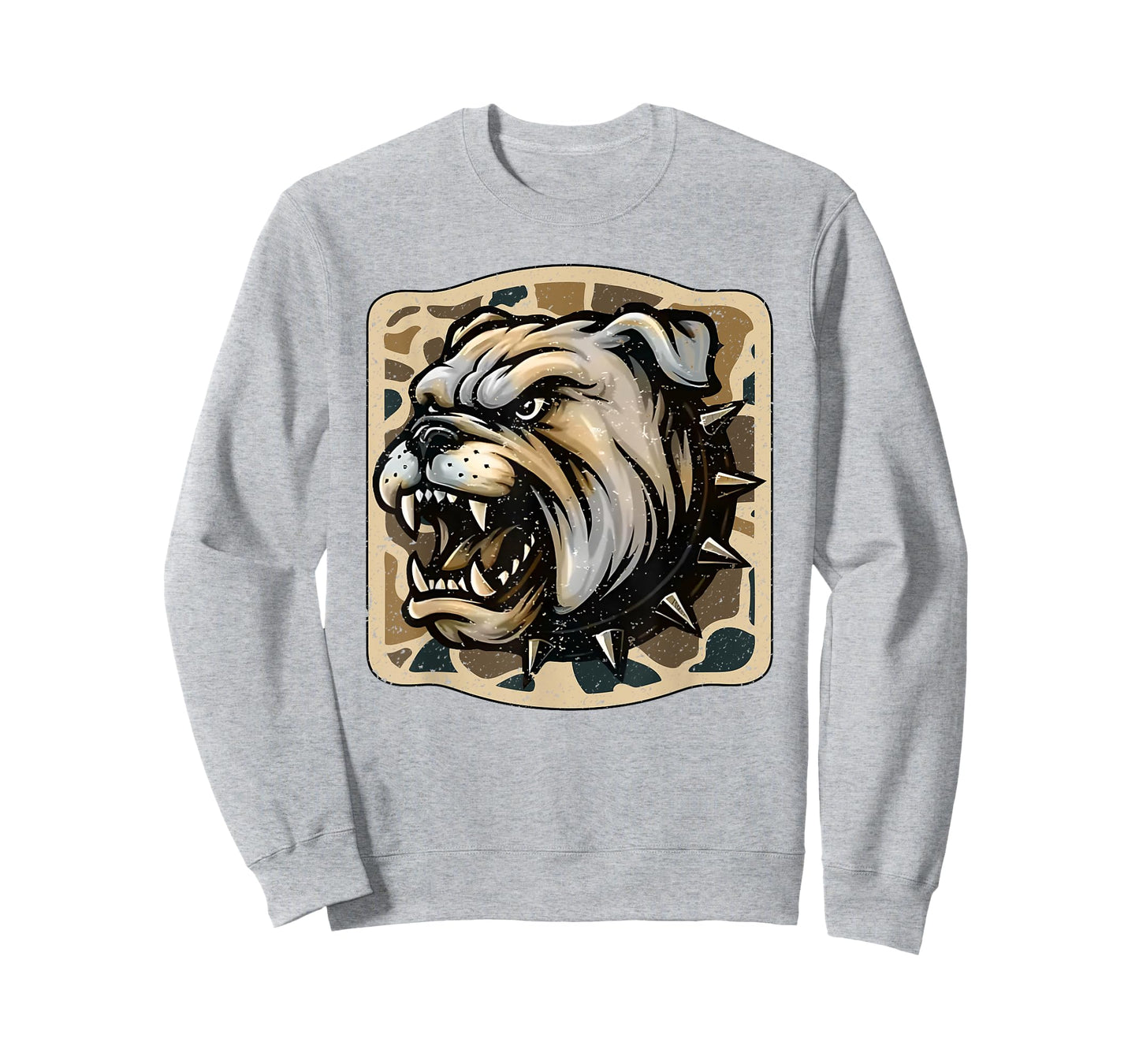 Bulldogs Camo Football Game Day School Mascot Team Spirit T-Shirt
