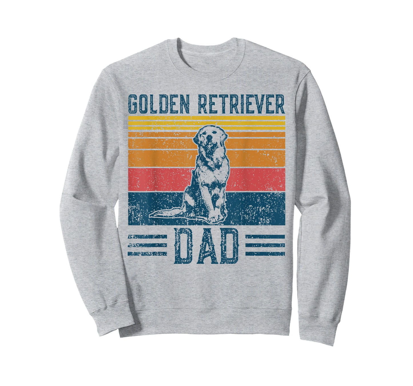 Dog Golden Dad - Vintage Golden Retriever Dad T-Shirt Small