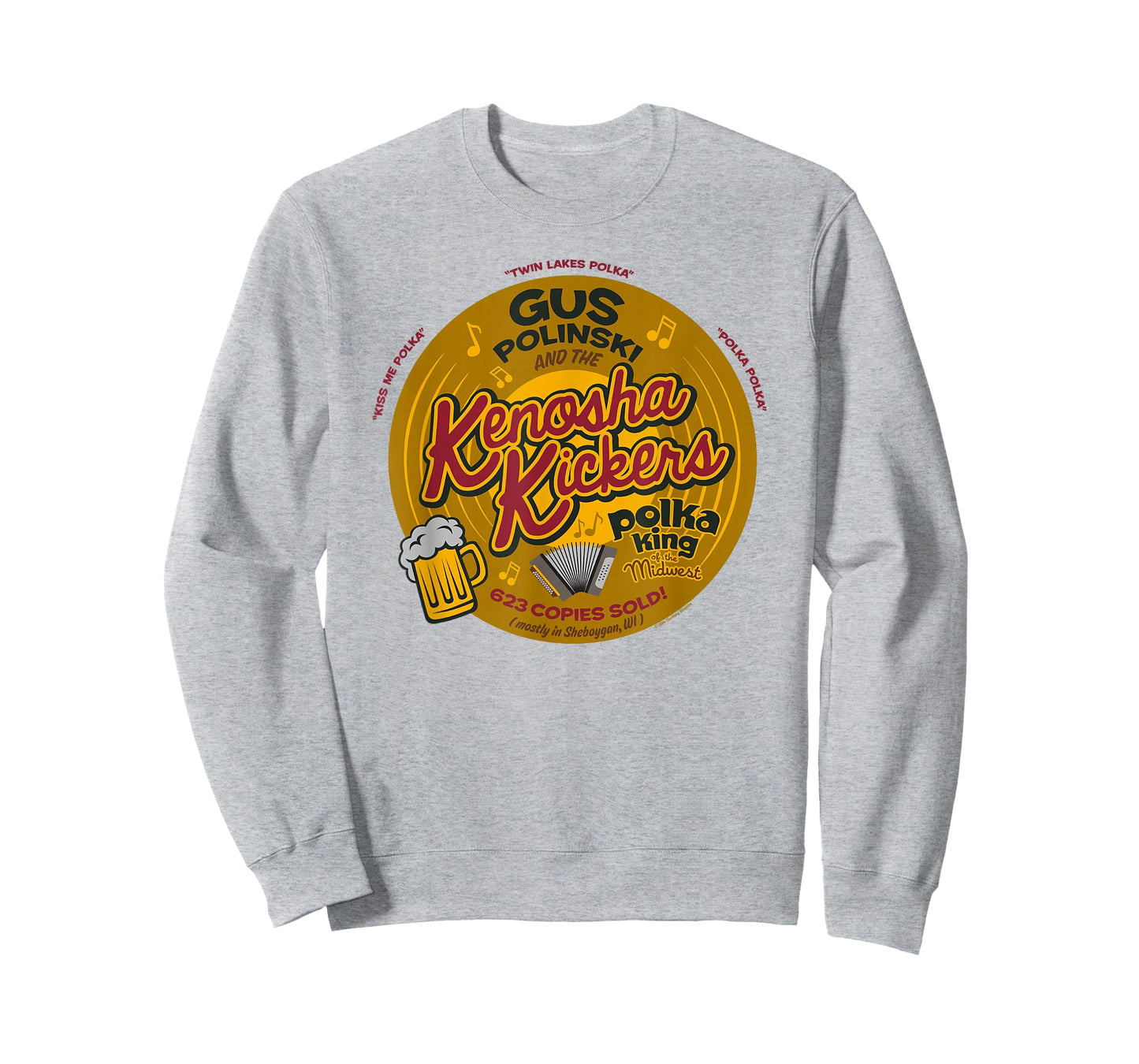 Home Alone Christmas Gus Polinski Kenosha Kickers Polka King T-Shirt