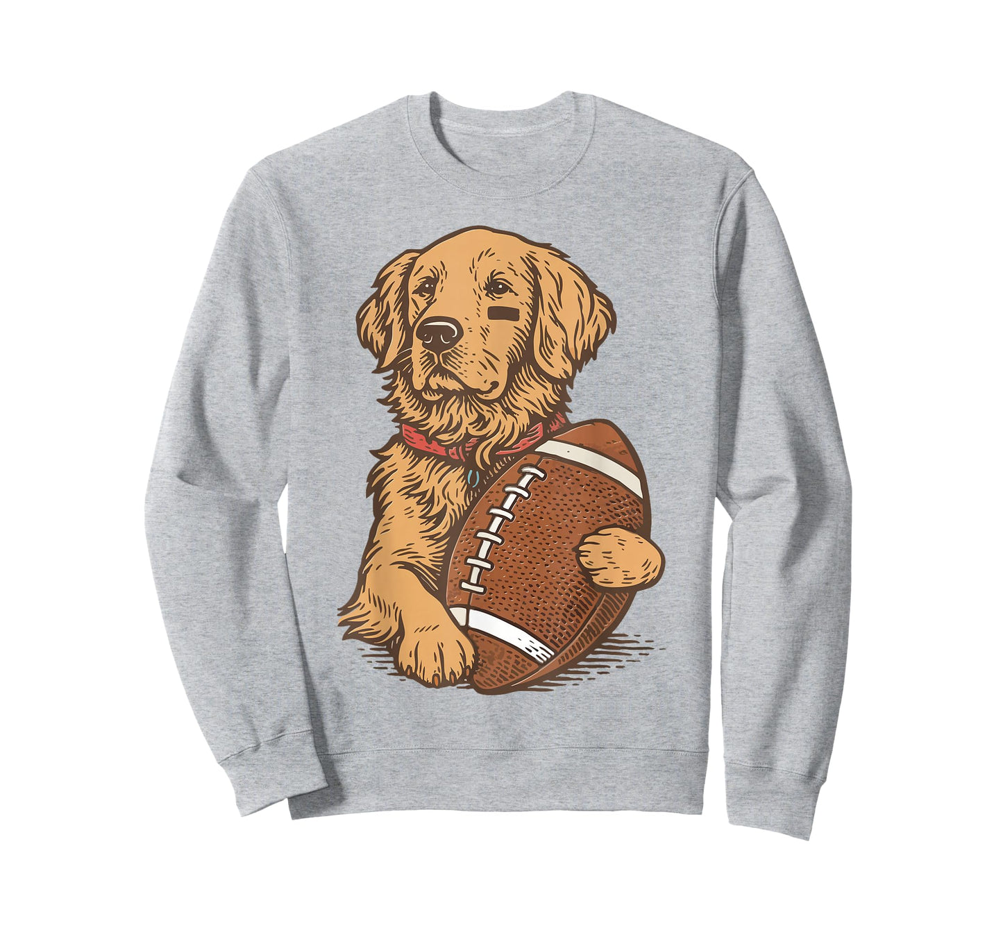 Golden Retriever Dog Football Game Day Touchdown Season T-Shirt