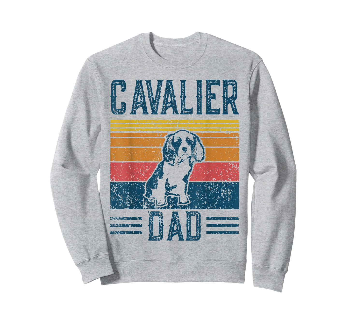 Dog | Cavalier King Charles Spaniel - Vintage Cavalier Dad T-Shirt