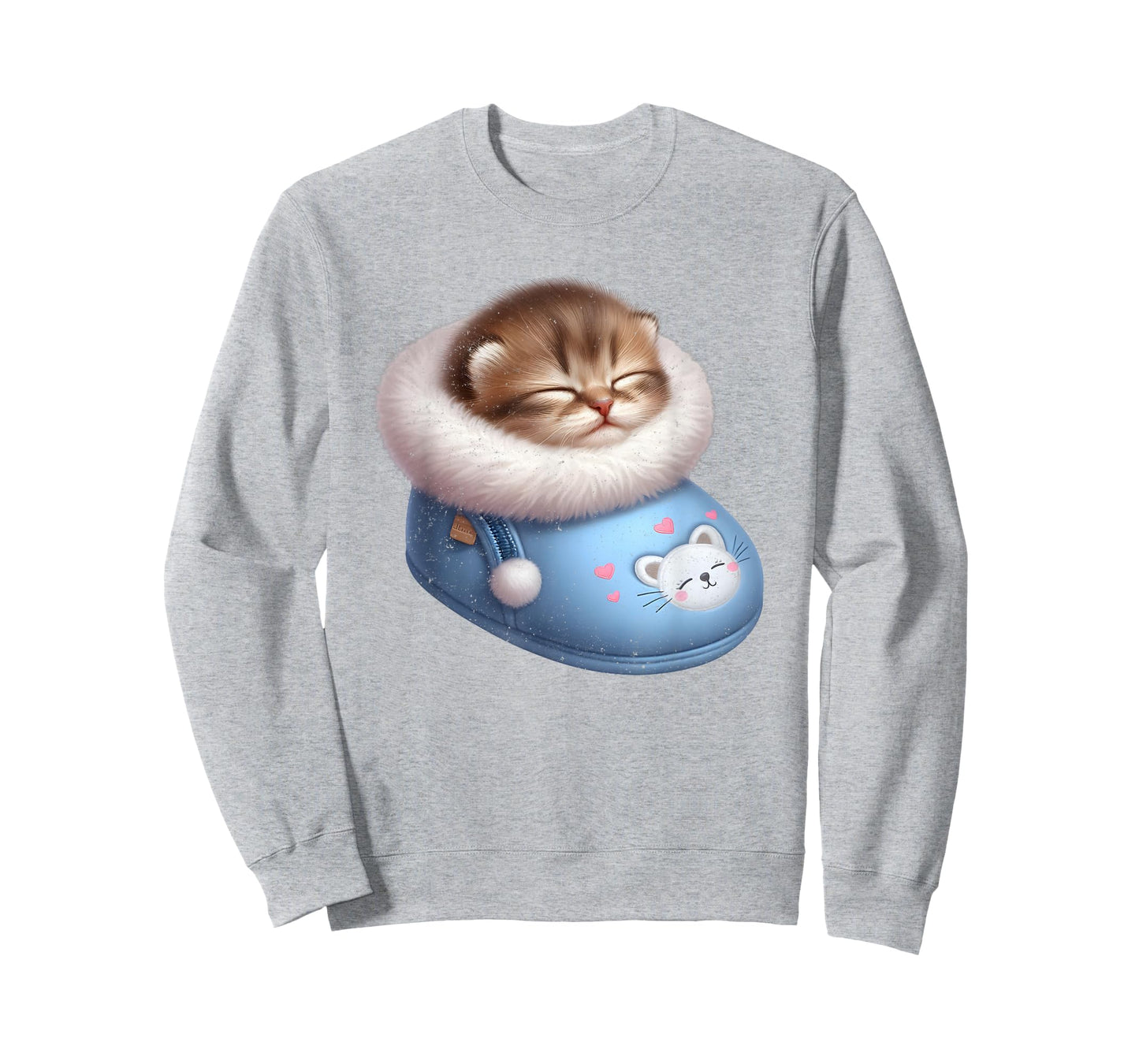 Sleeping Cat in Slipper T-Shirt
