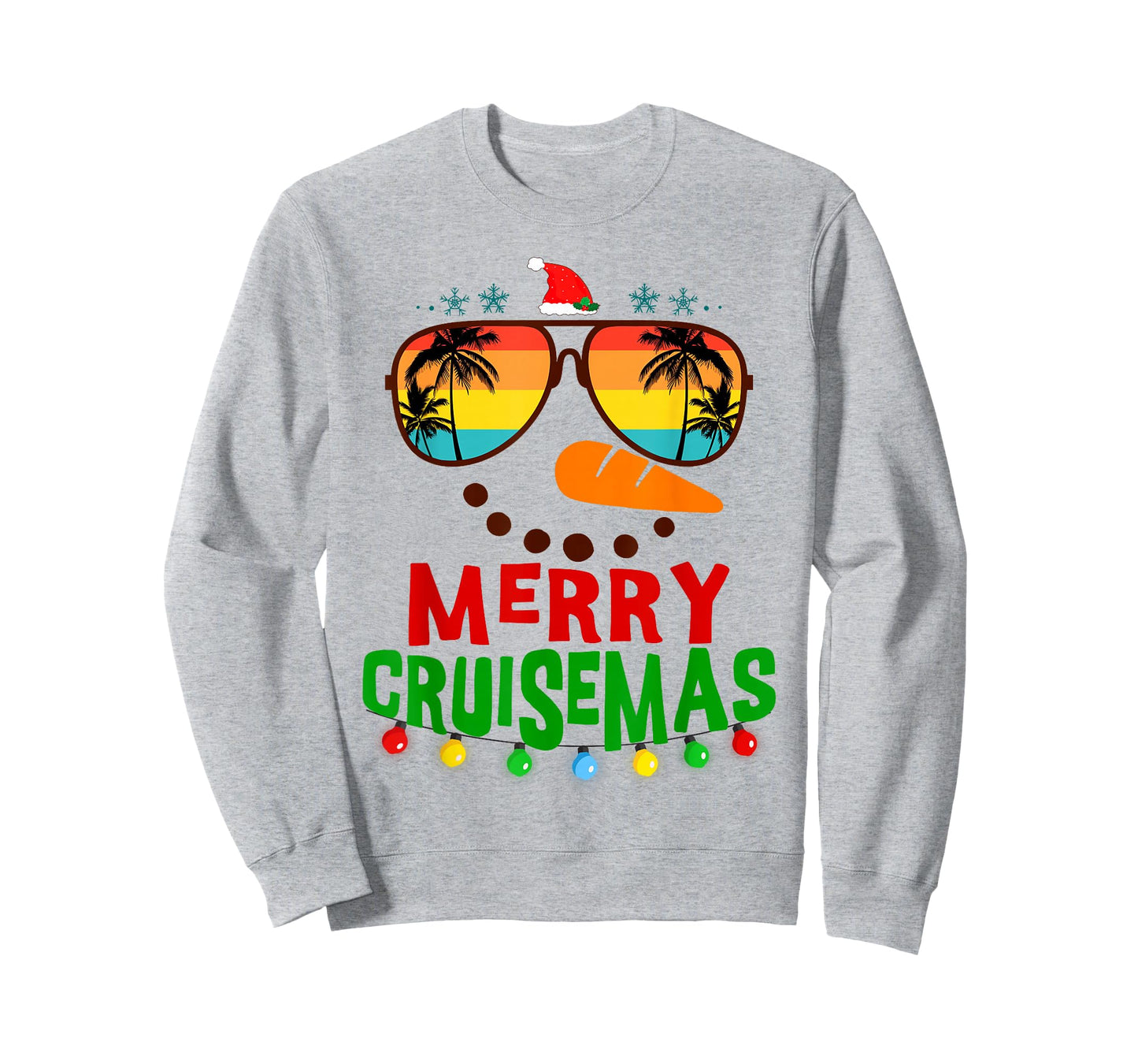 Merry Cruisemas 2025 Christmas Santa Snowman Cruise T-Shirt