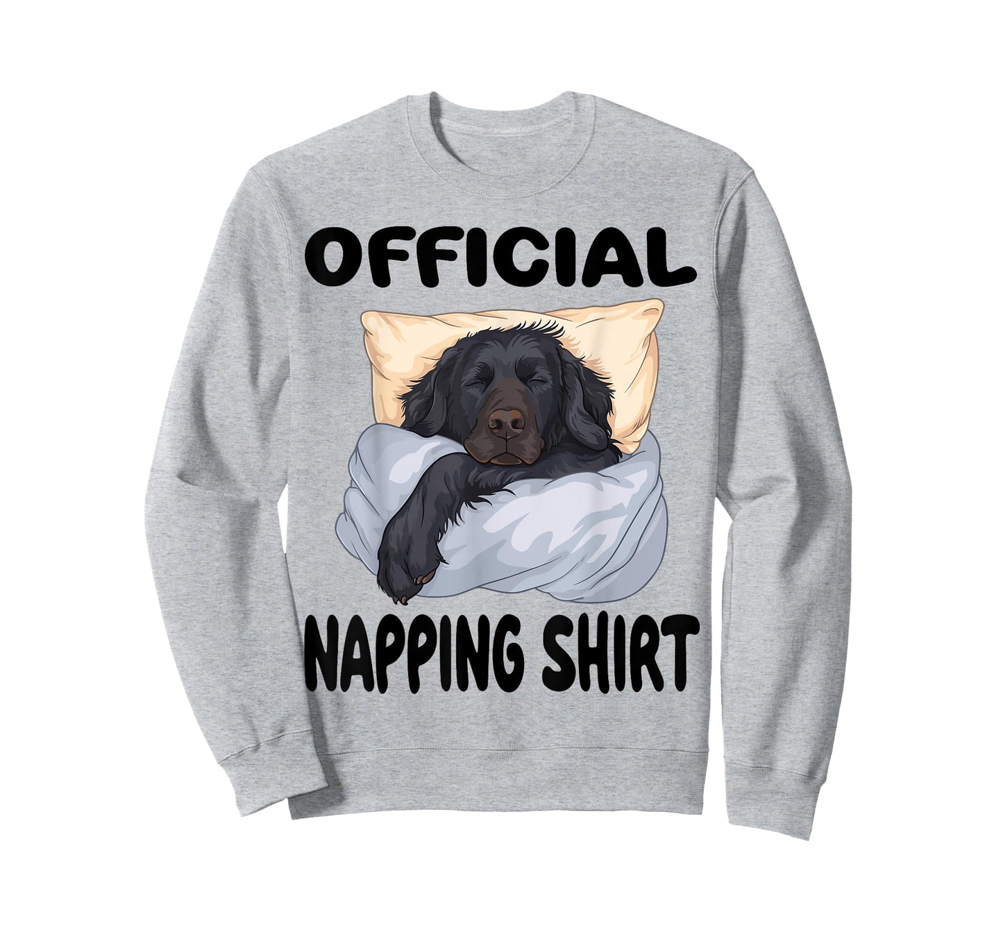 Flat Coated Retriever Dog Official Napping shirt Pajamas T-Shirt