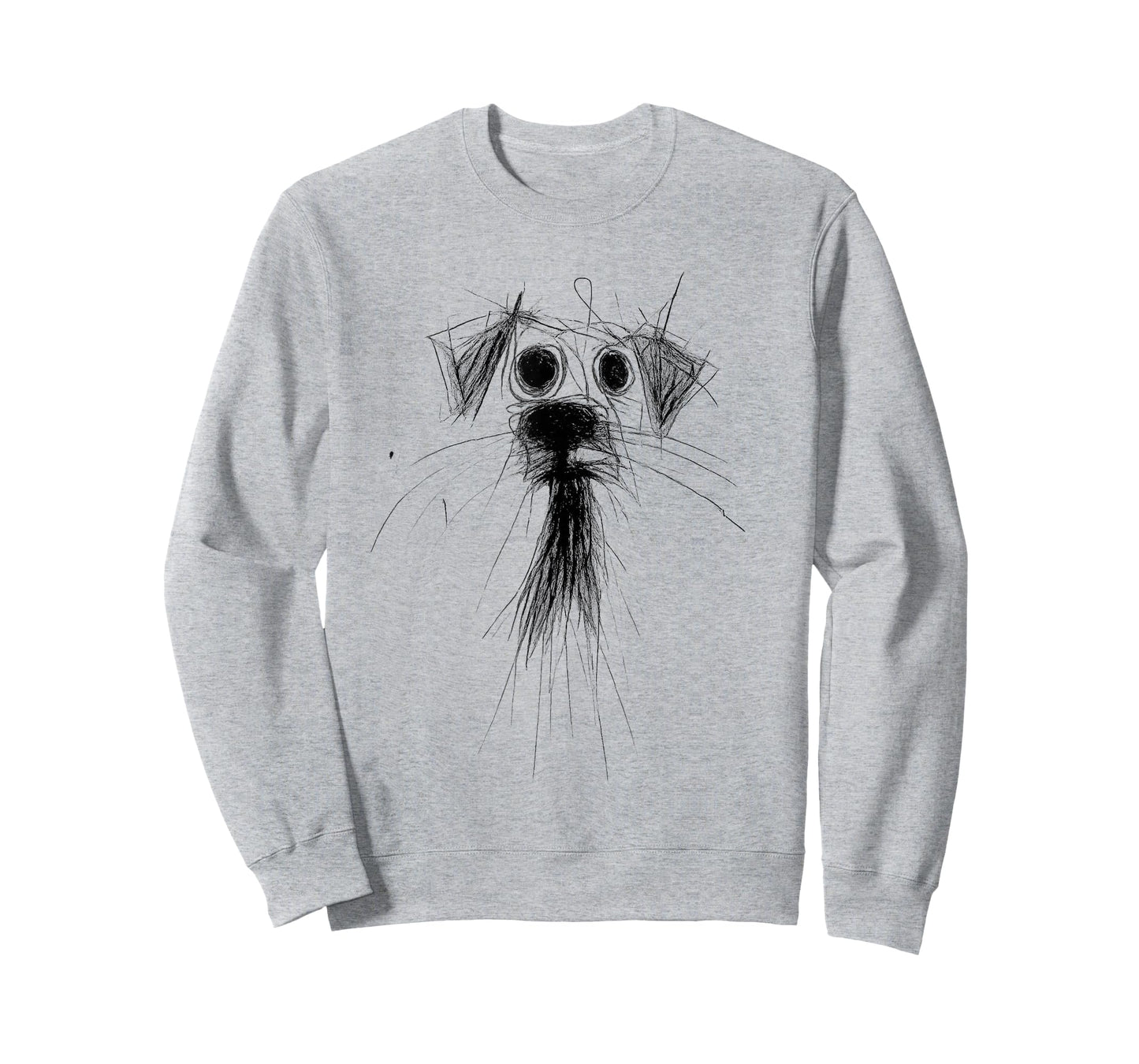 Dog Lover Abstract Scribble Art Cute Puppy Puppy T-Shirt