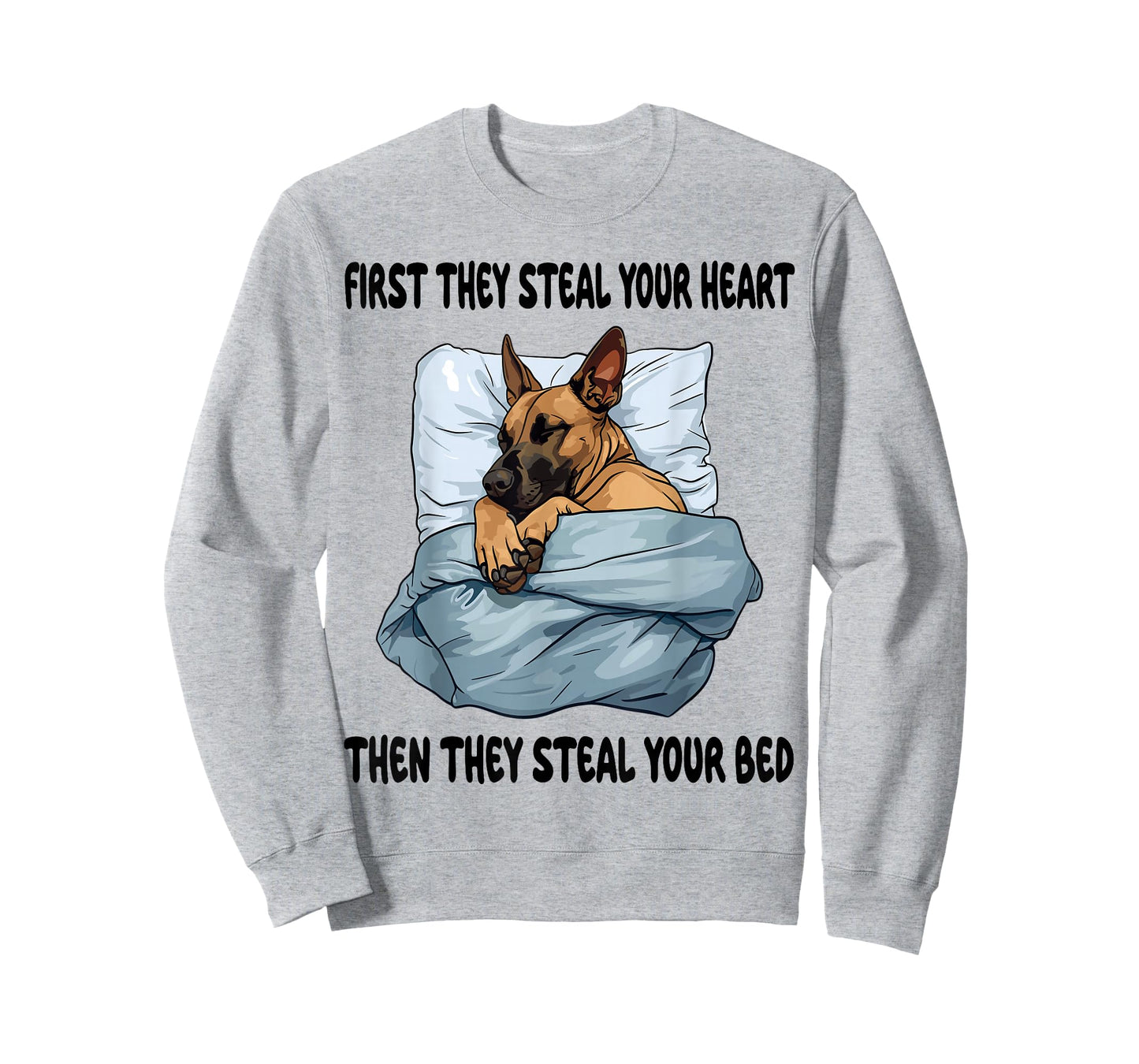 Belgian Malinois Sleeping Pajamas Nightgown T-Shirt