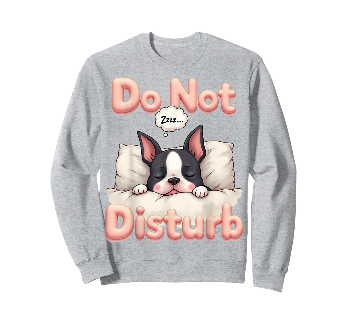 Do Not Disturb Bostie Dog Funny Boston Terrier Pajamas T-Shirt