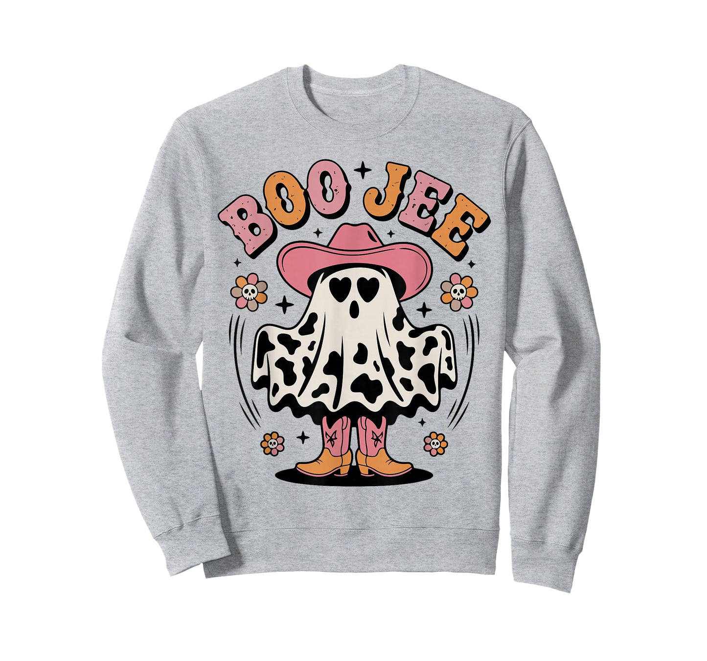Halloween Boo JEE Ghost Cowgirl Cute Teen Girl Toddler Women T-Shirt