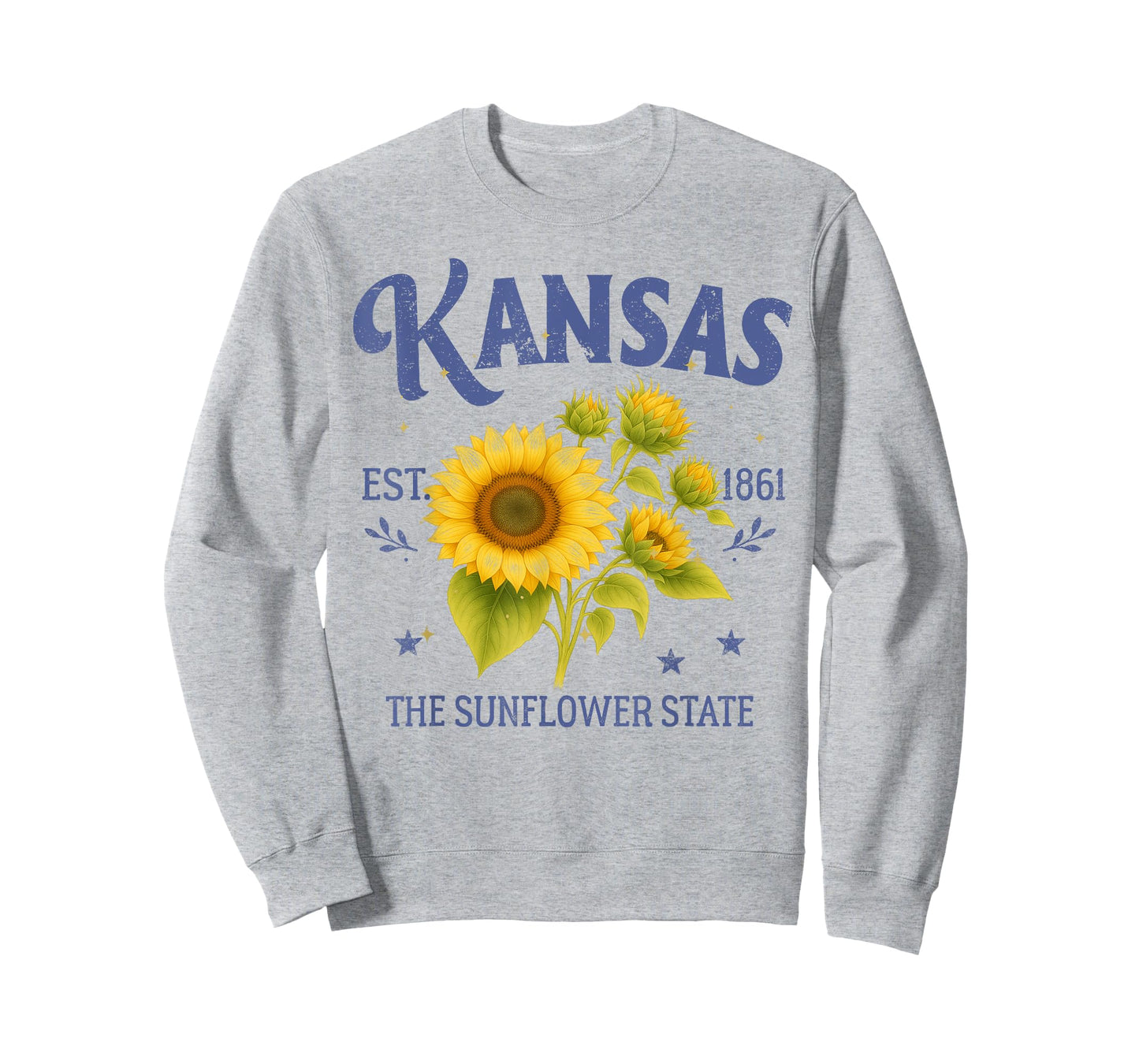 Kansas The Sunflower A State Traveling Trip Souvenir T-Shirt
