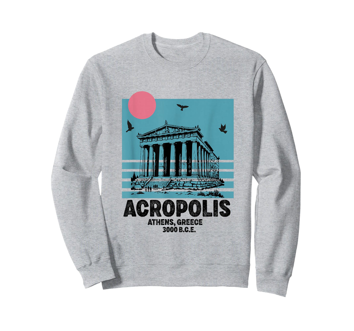 Acropolis Souvenir Athens Greece Greek Parthenon T-Shirt
