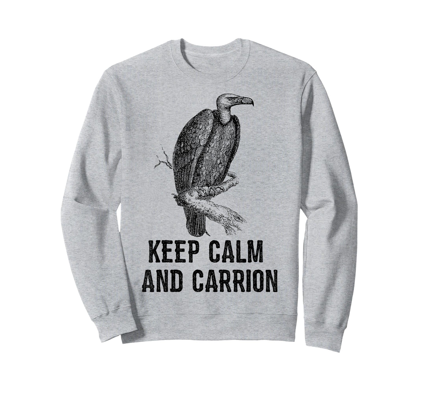 Funny T-Shirt Keep Calm and Carrion Vulture Condor Buzzard T-Shirt