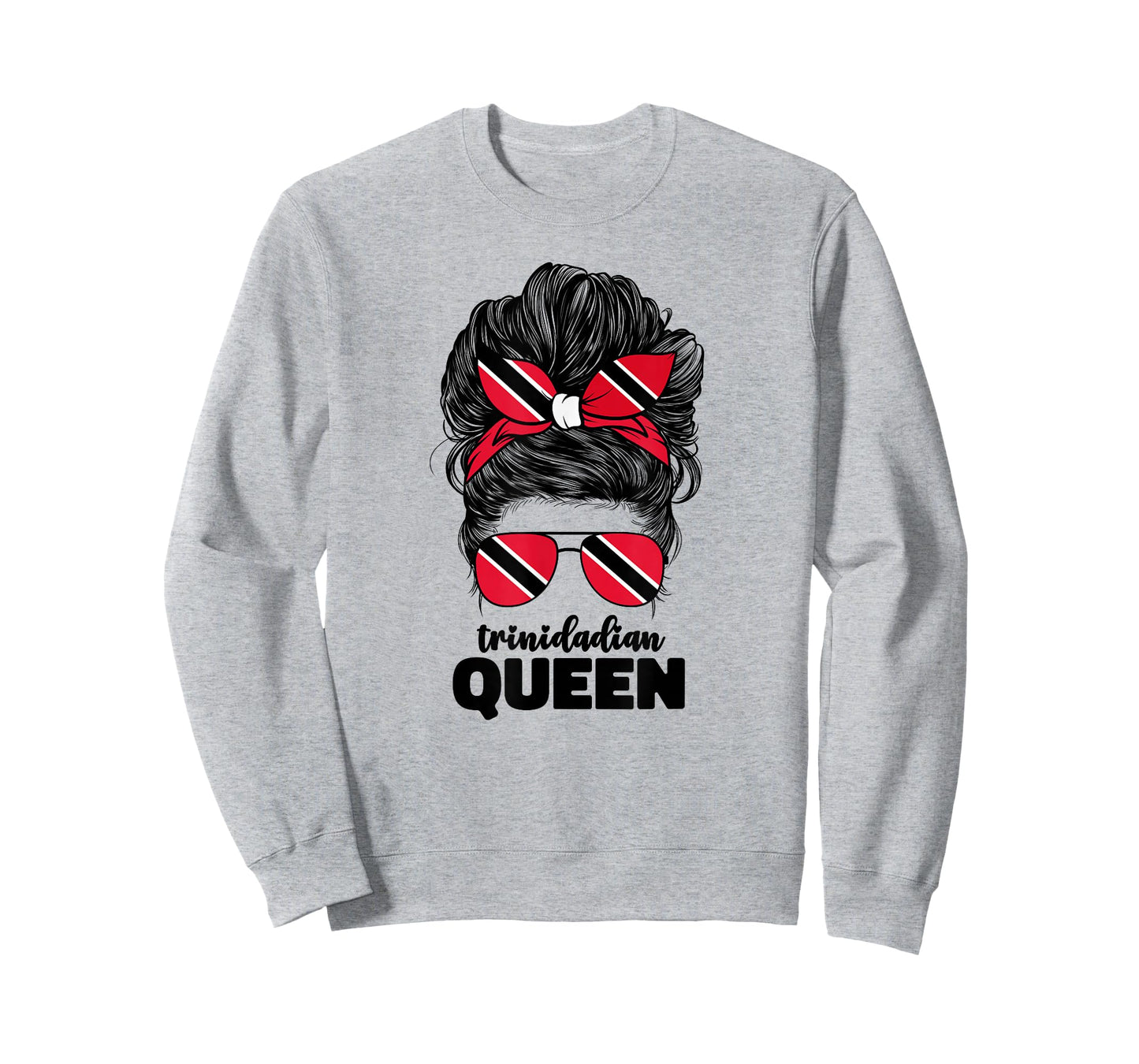 Trinidadian Queen Women Trini Trinidad and Tobago Flag Girls T-Shirt